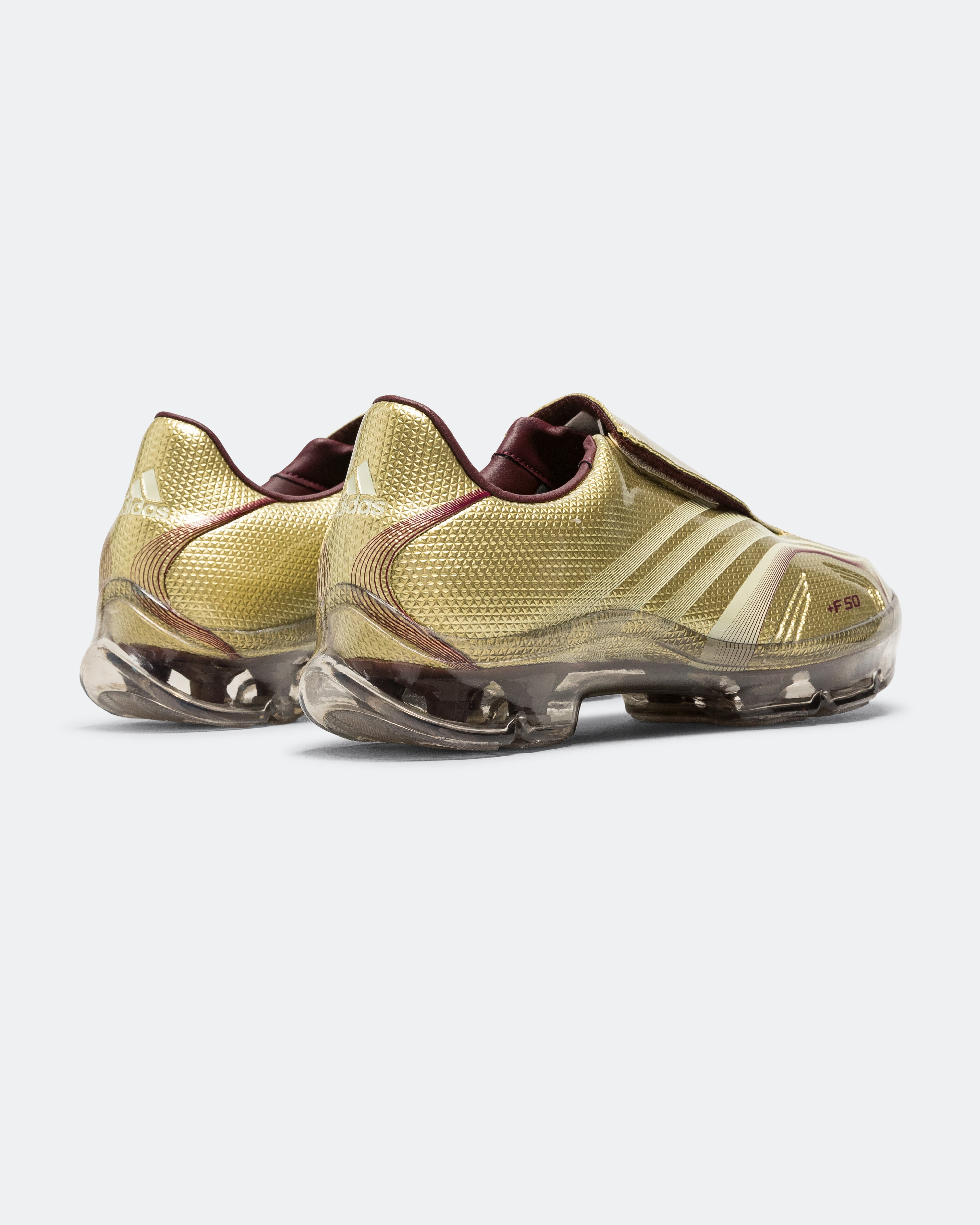 adidas Womens F50 Adiframe - Gold Metallic/Maroon
