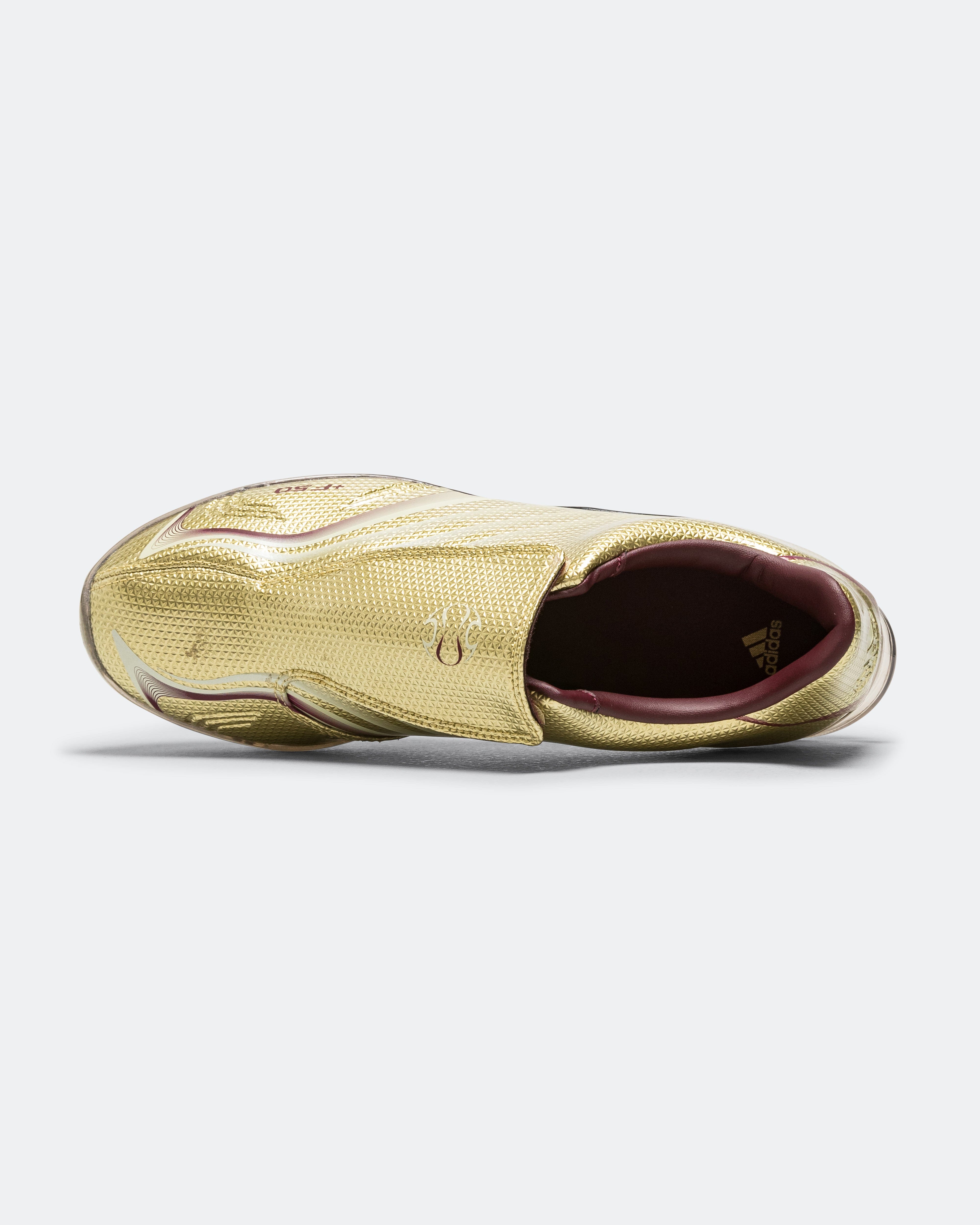 adidas Womens F50 Adiframe - Gold Metallic/Maroon