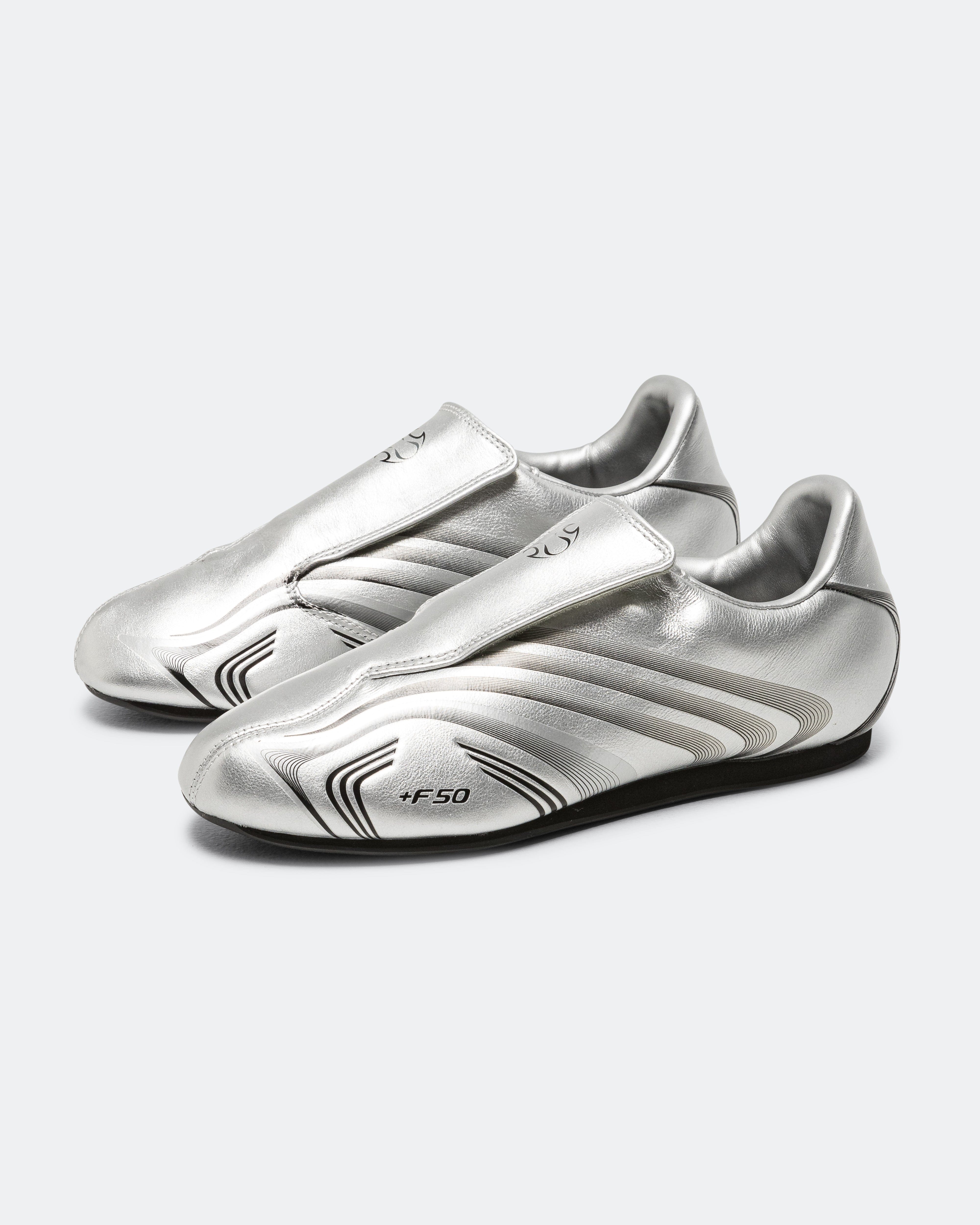 adidas Womens Taekwondo F50 - Silver Metallic/Core Black