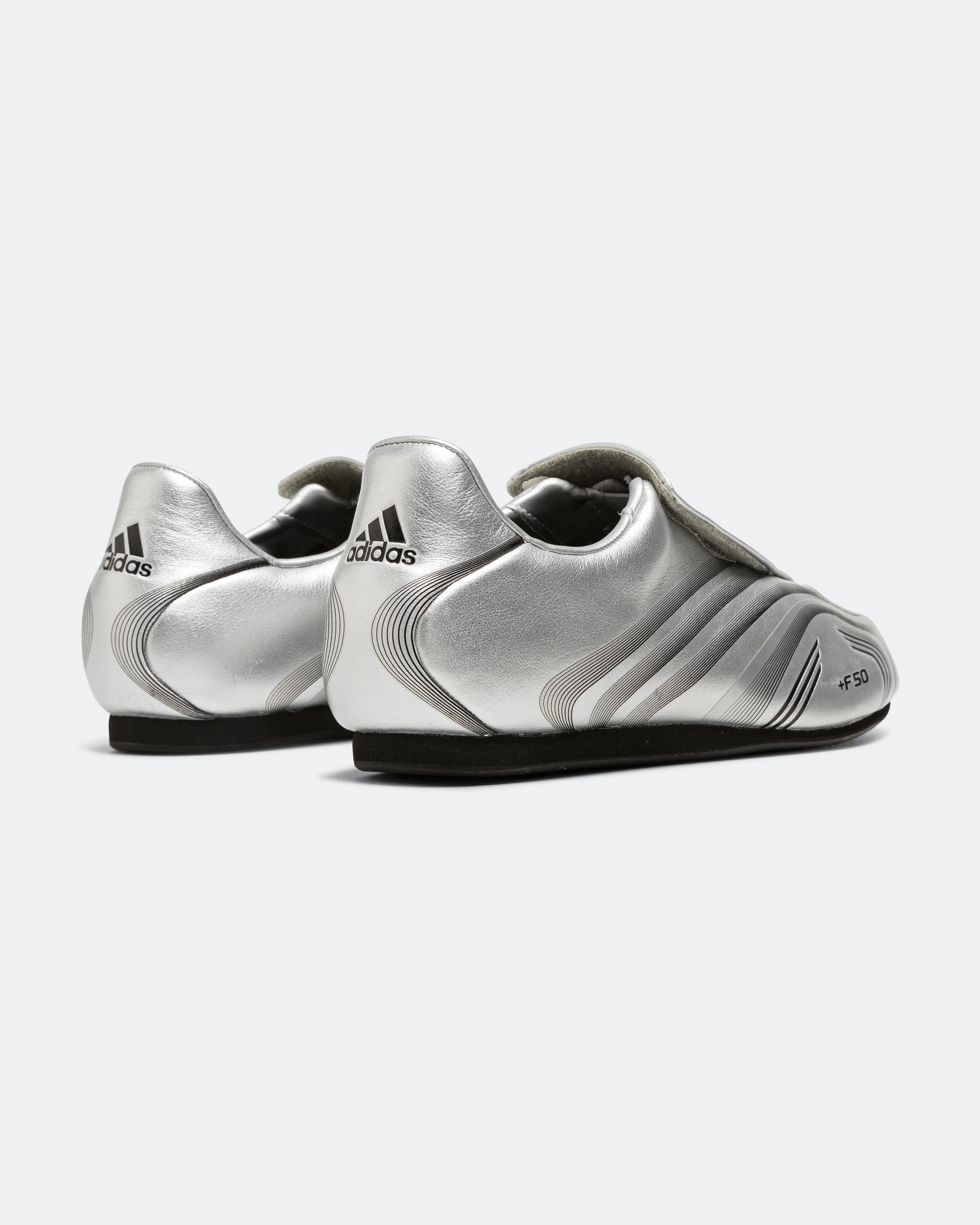 adidas Womens Taekwondo F50 - Silver Metallic/Core Black