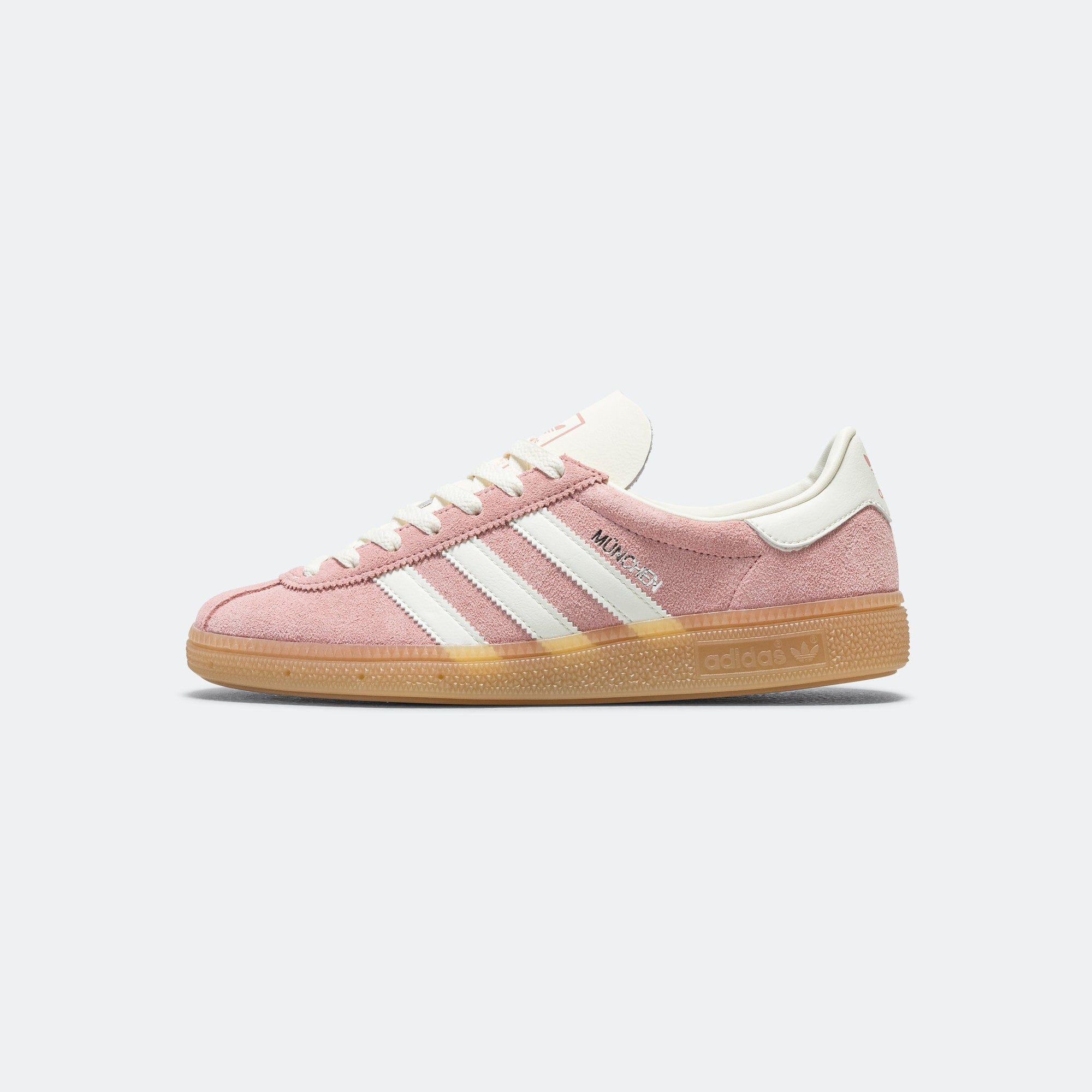 adidas Womens Muenchen - Wonder Mauve/Off White - Silver Metallic