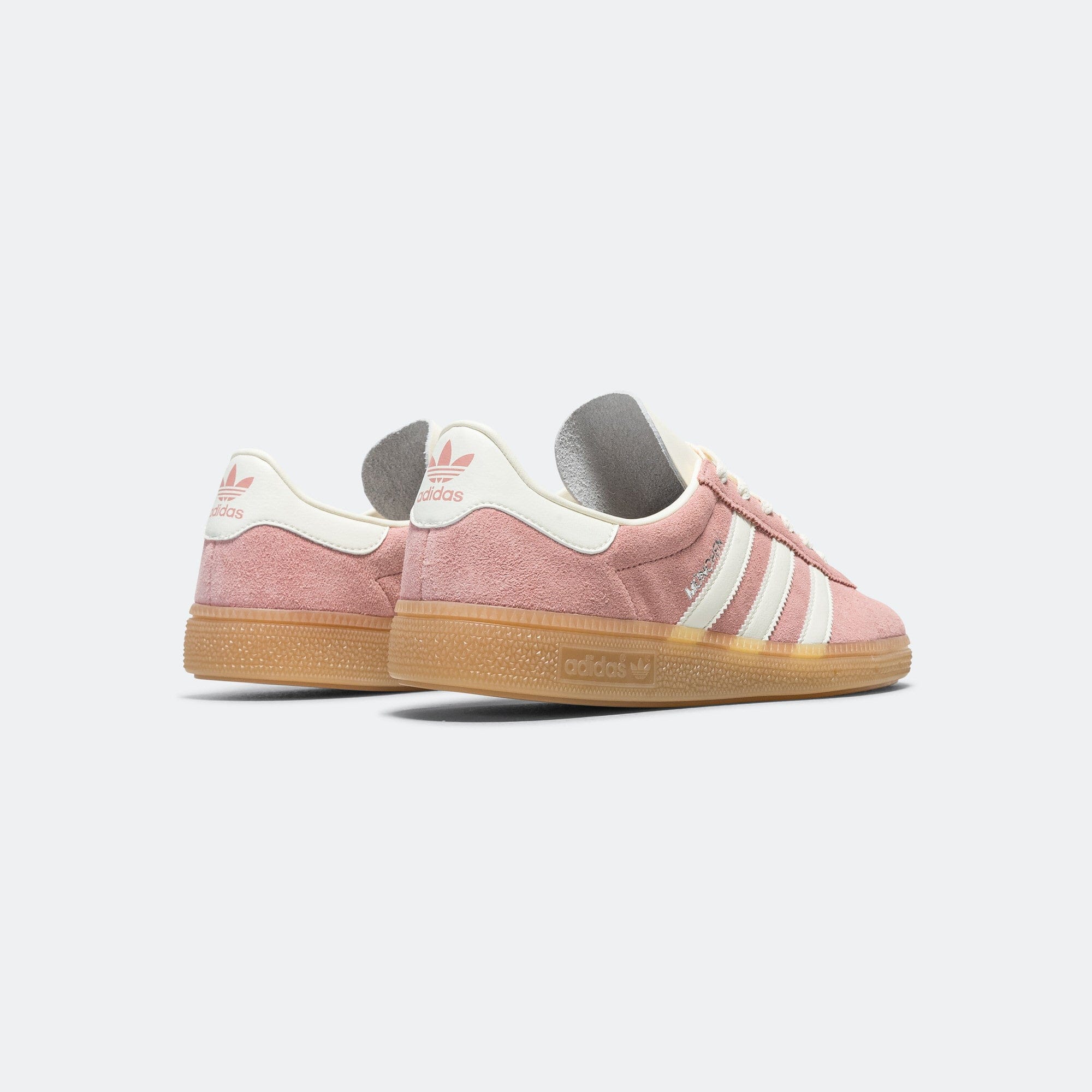 adidas Womens Muenchen - Wonder Mauve/Off White - Silver Metallic