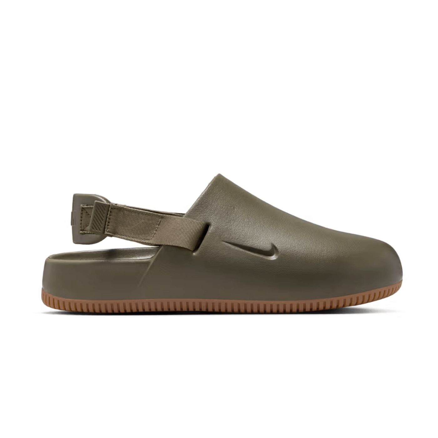 Nike Calm Mule Medium Olive Gum Medium Brown