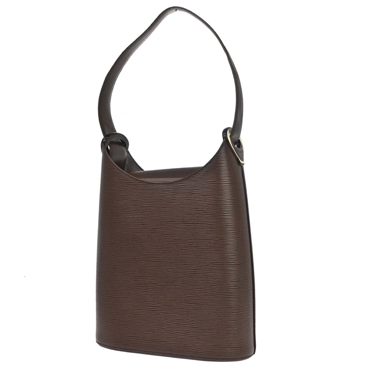 Louis Vuitton 2001 Brown Epi Verseau Shoulder Bag M5281D