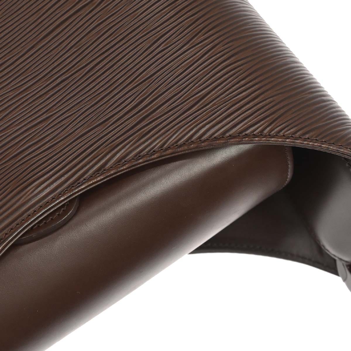 Louis Vuitton 2001 Brown Epi Verseau Shoulder Bag M5281D