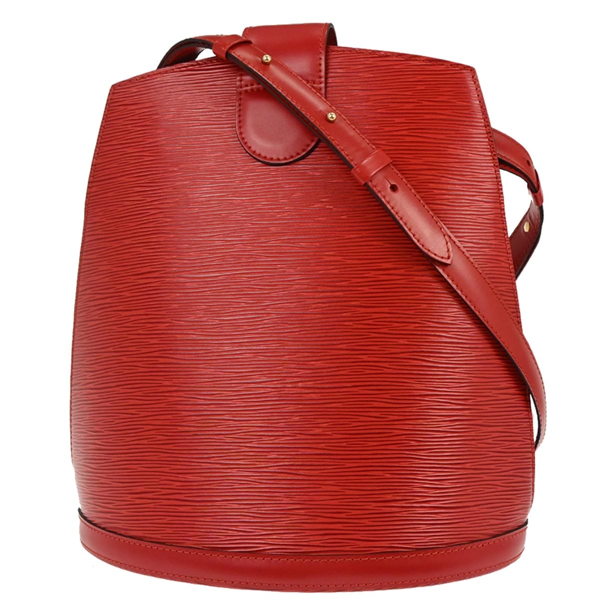Louis Vuitton 1996 Red Epi Cluny Shoulder Bag M52257