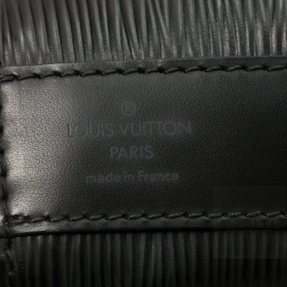 Louis Vuitton Black Epi Leather Sac D'epaule PM Bag