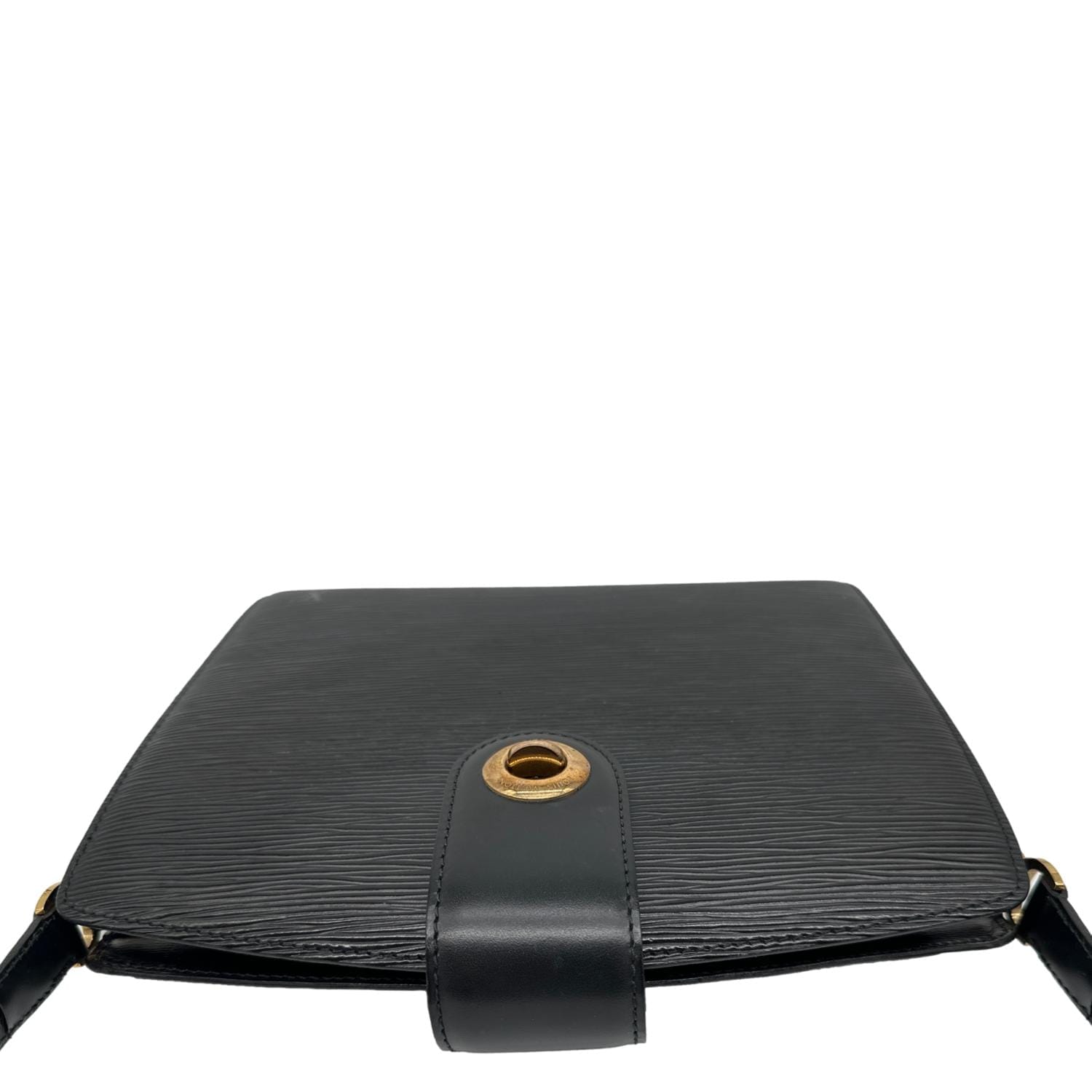LOUIS VUITTON Capucine Vintage Epi Leather Shoulder Bag Black