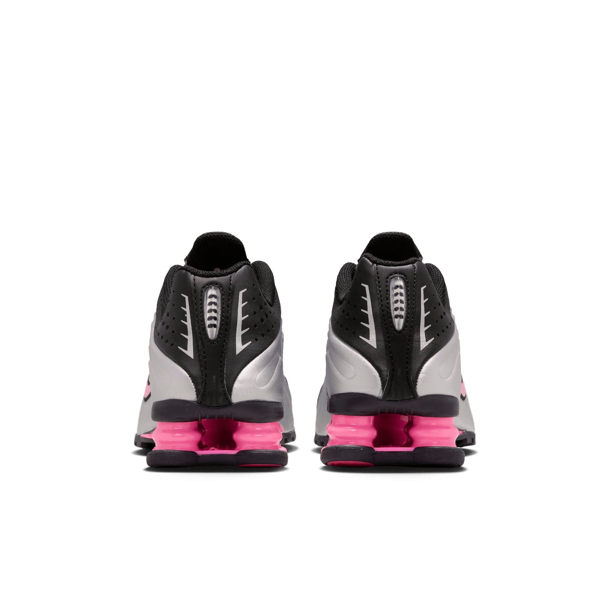 Nike SHOX R4 (GS) - METALLIC SILVER / PINKSICLE