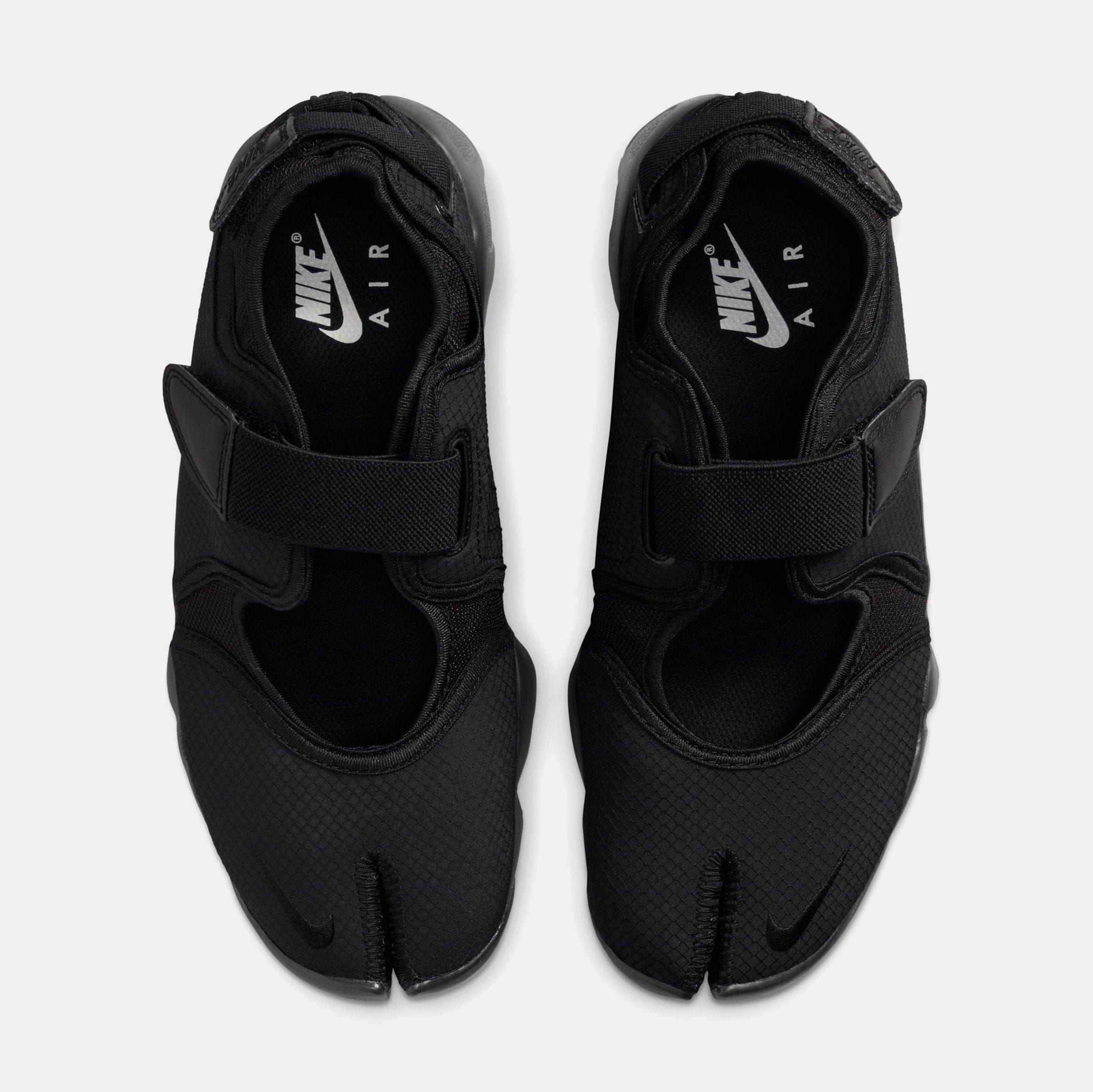 Nike Air Rift Breathe Womens Lifestyle Shoes (Black/White/Black)
