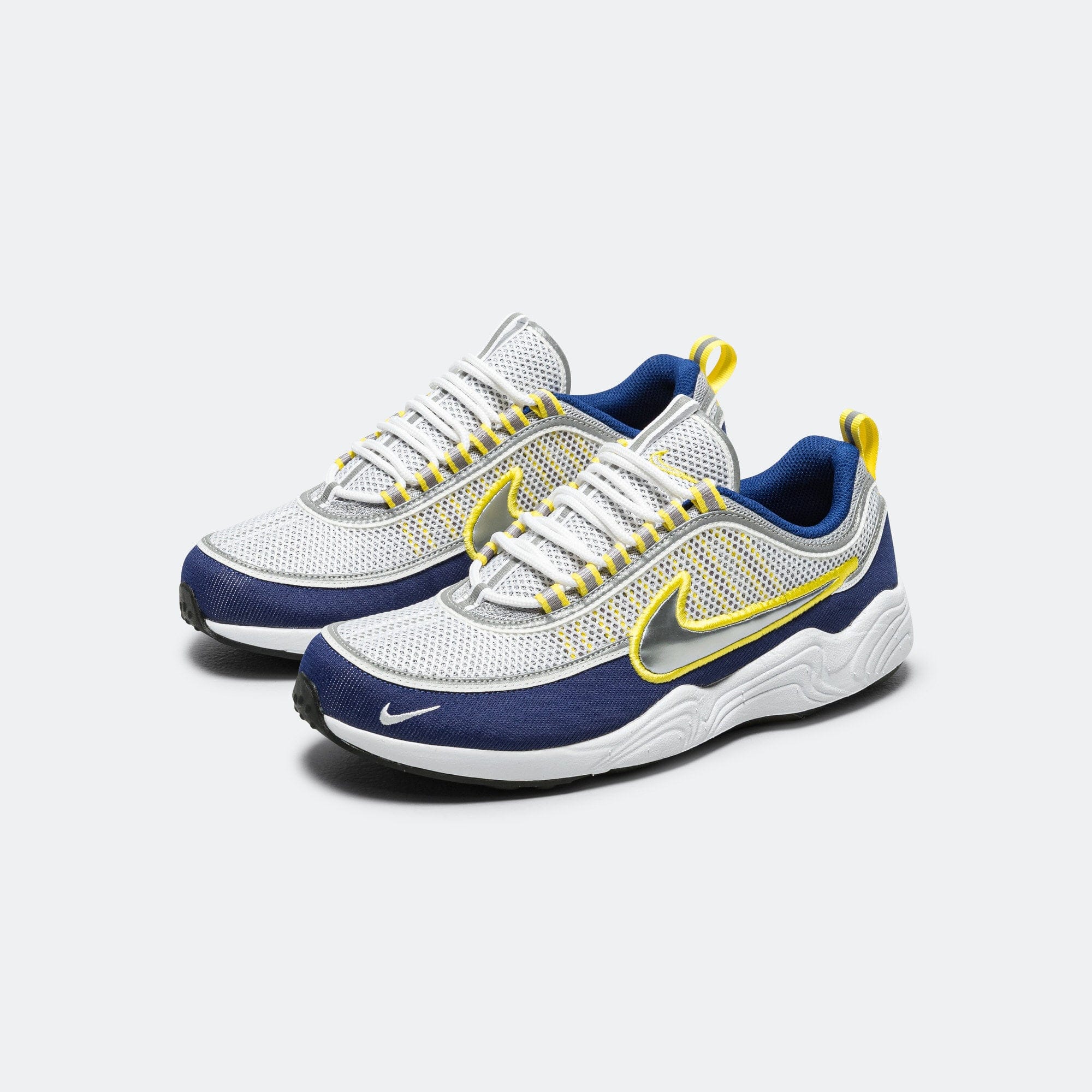 Nike Air Zoom Spiridon SP - White/Metallic Silver - Deep Royal Blue