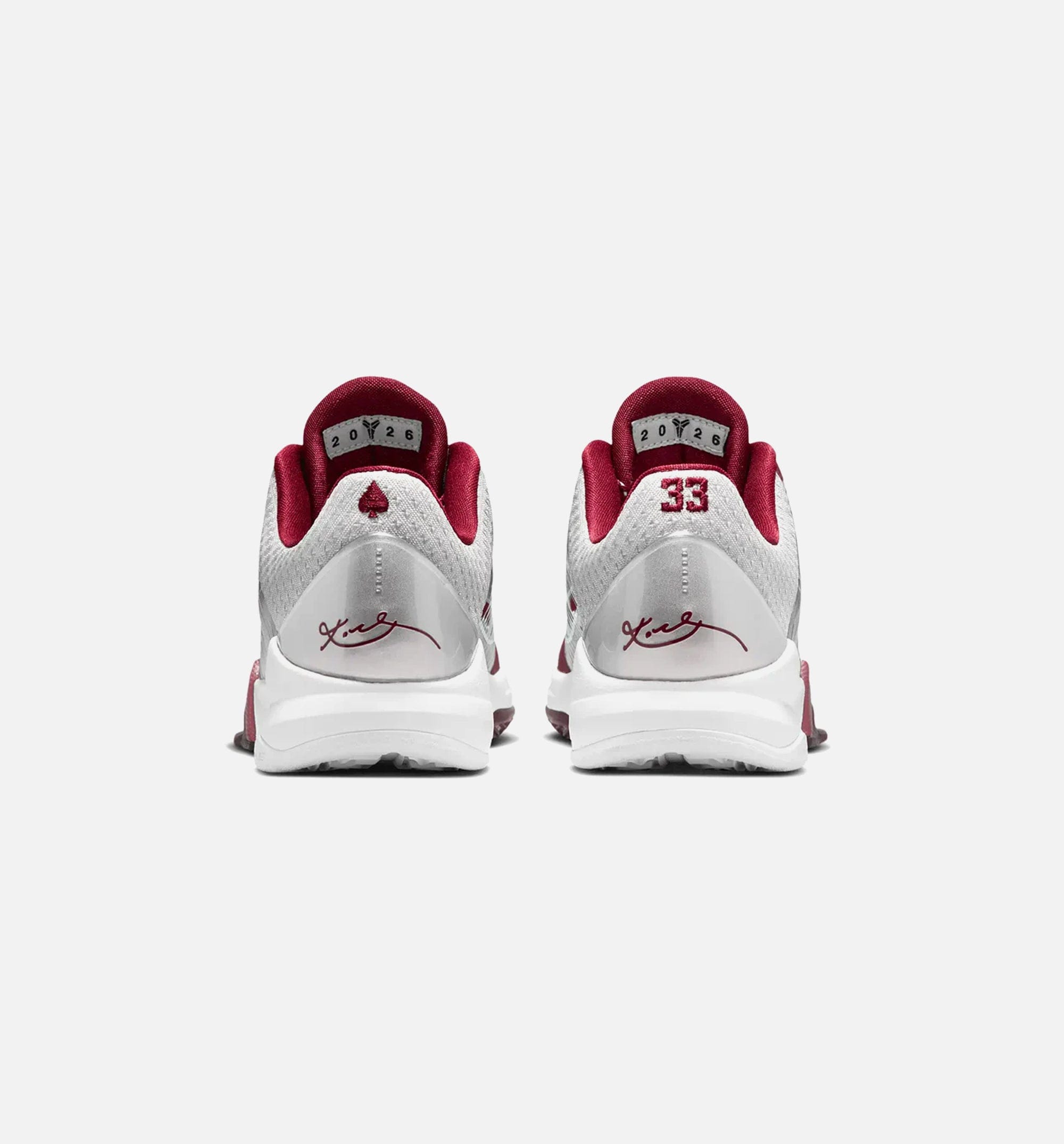 Nike KObe 5 Protro Lower Merion Grade School Lifestyle Shoe - Metallic Silver/Team Red/White