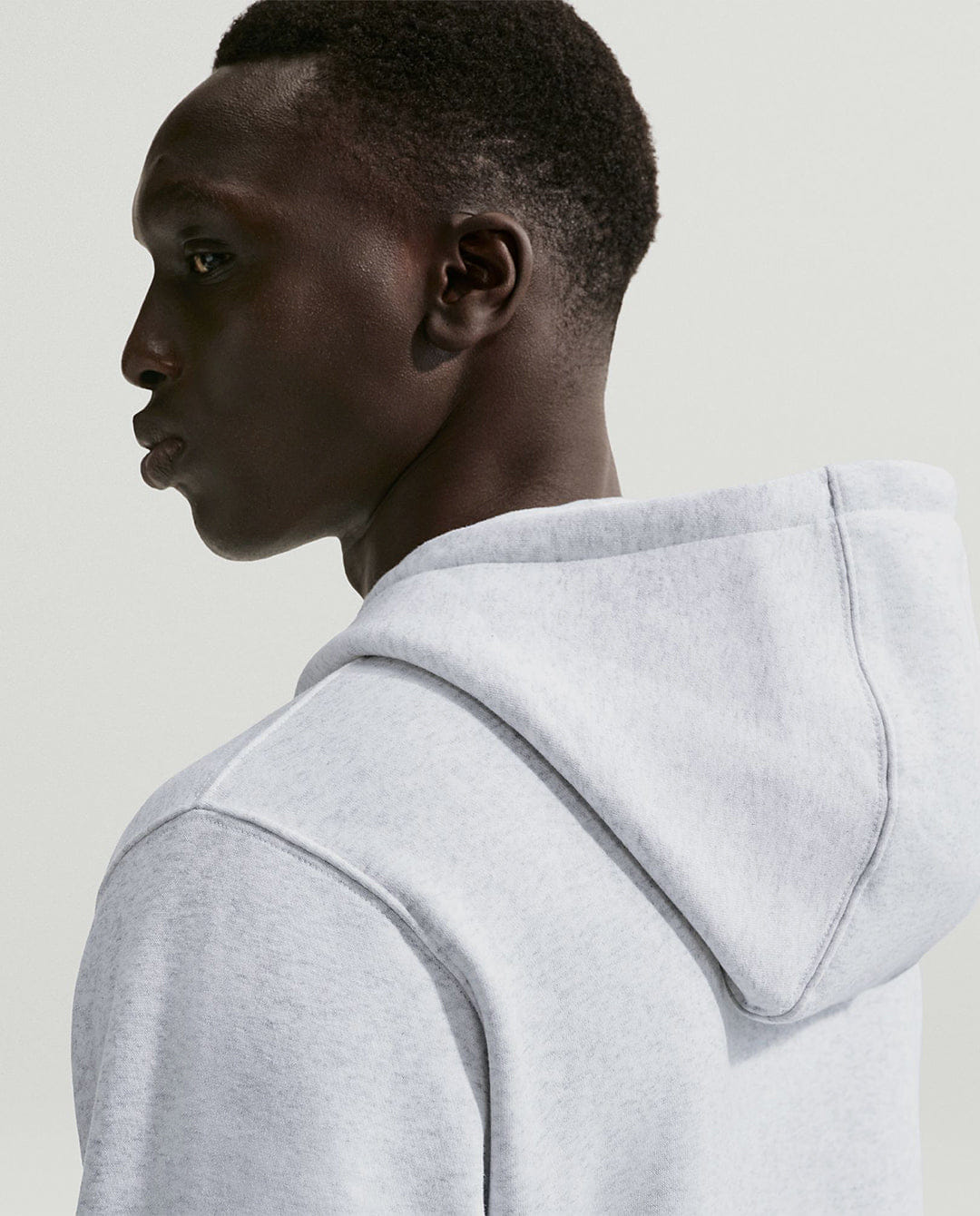 Nike - Full Zip Fleece Hoodie - Grey