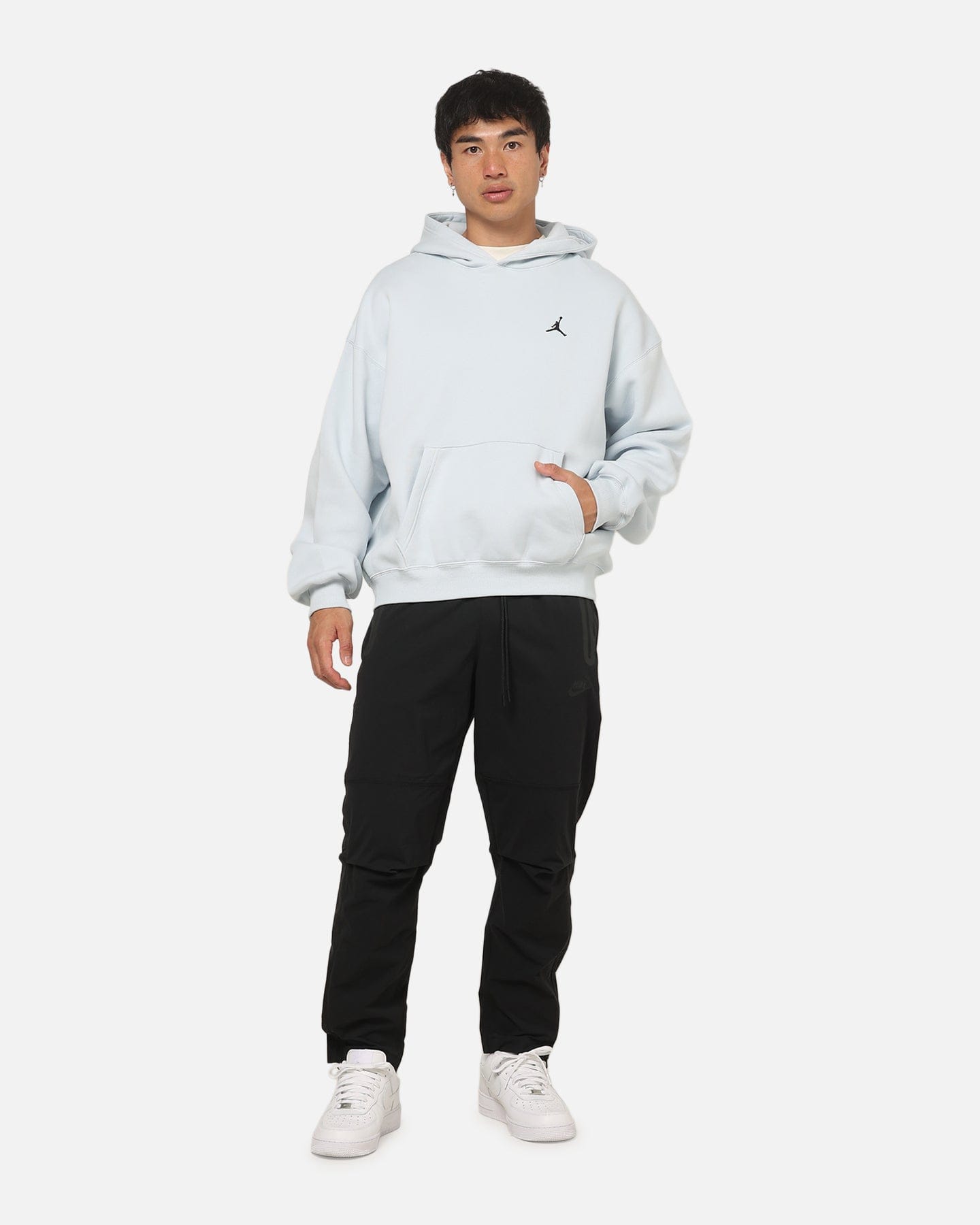 Nike Jordan Brooklyn Fleece Oversized Hoodie Aura