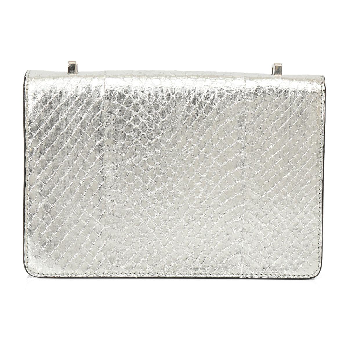 Alexander McQueen Wing Metallic Embossed Snakeskin Crossbody Bag One Size