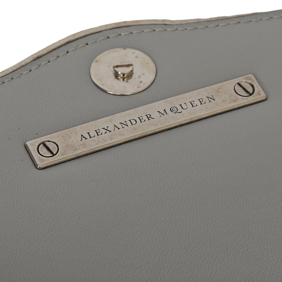 Alexander McQueen Wing Metallic Embossed Snakeskin Crossbody Bag One Size