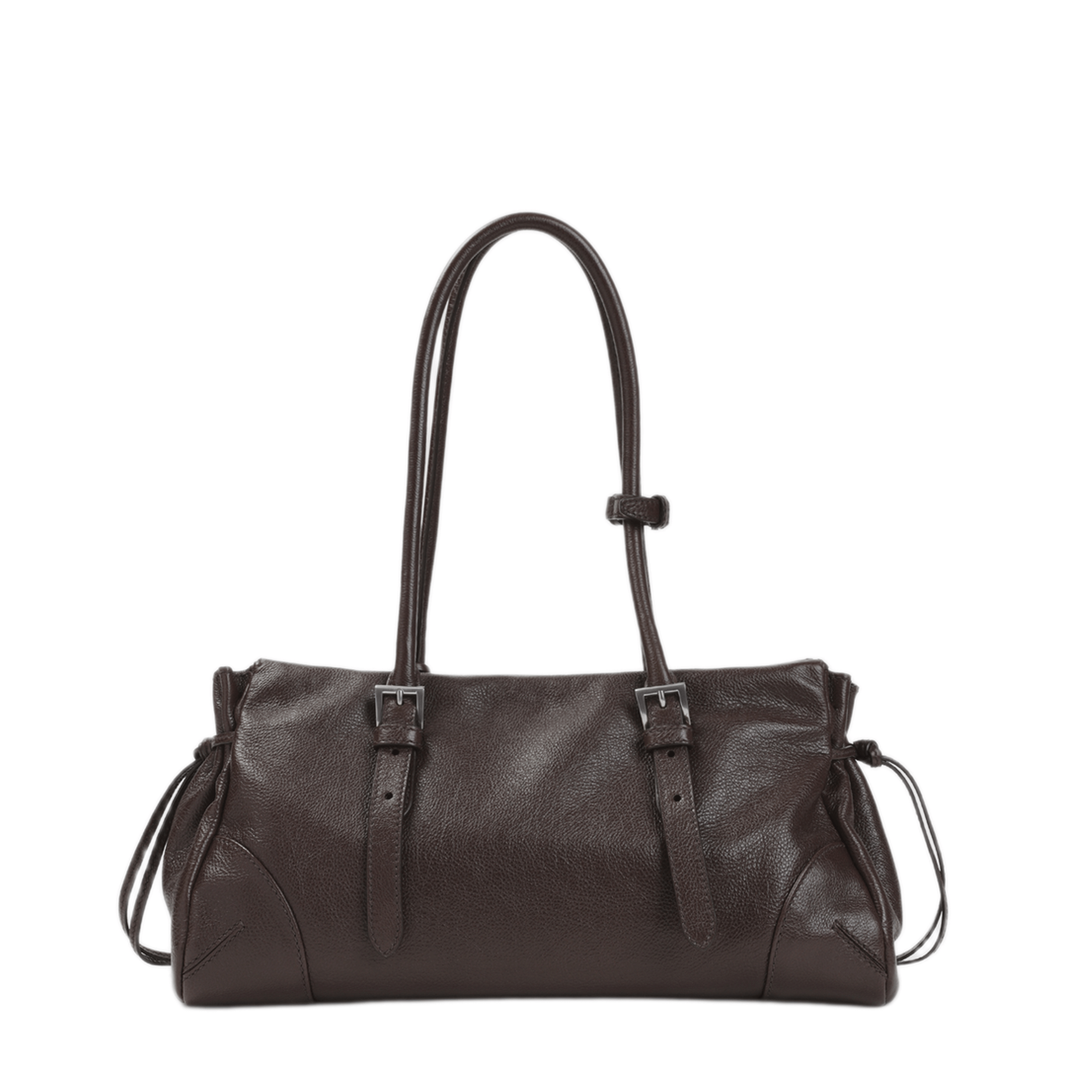 Prada Medium Calfskin Tote - Chestnut Brown