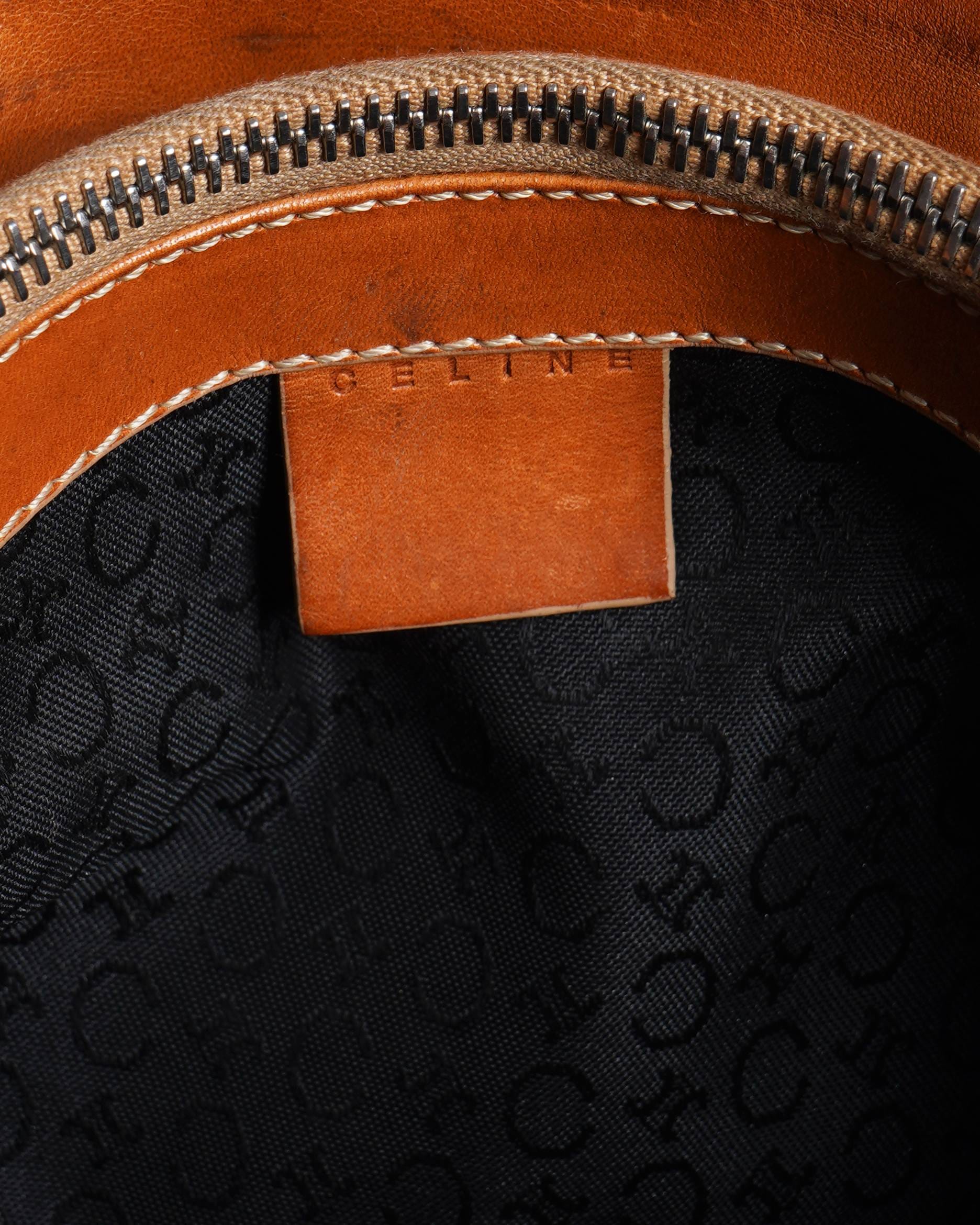 Celine Suede tote handbag