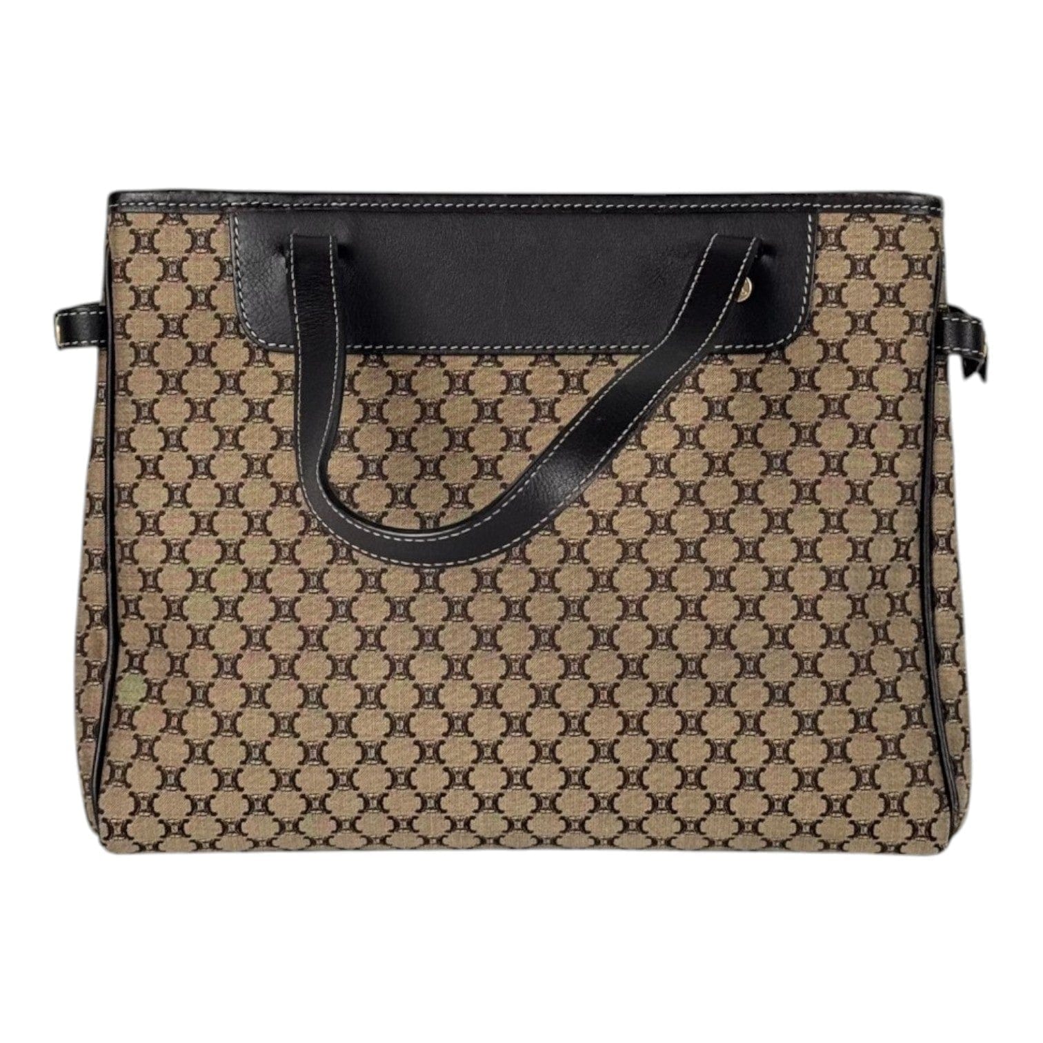 Celine Macadam Coated Canvas Tote Bag
