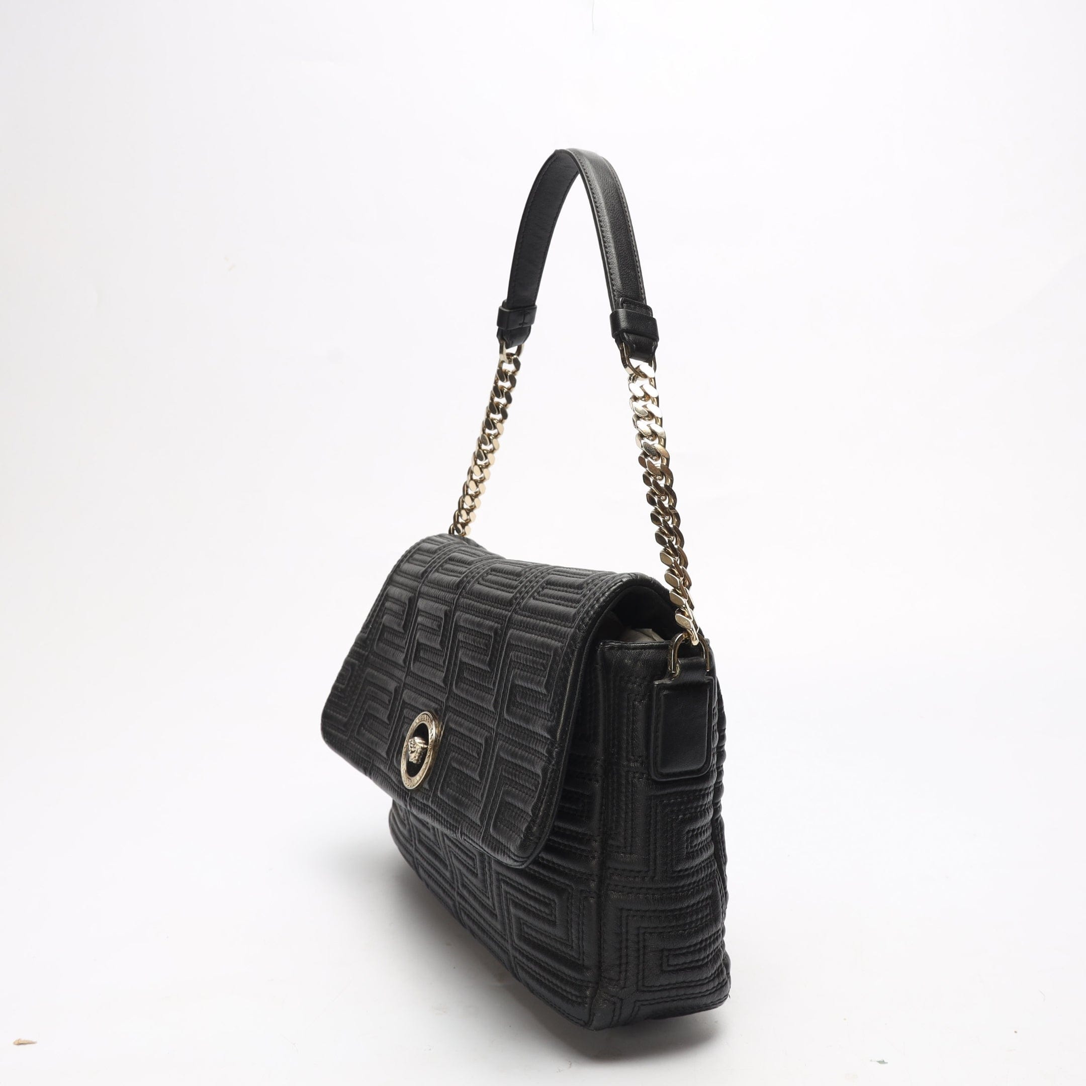Versace Black Medusa Shoulder Bag