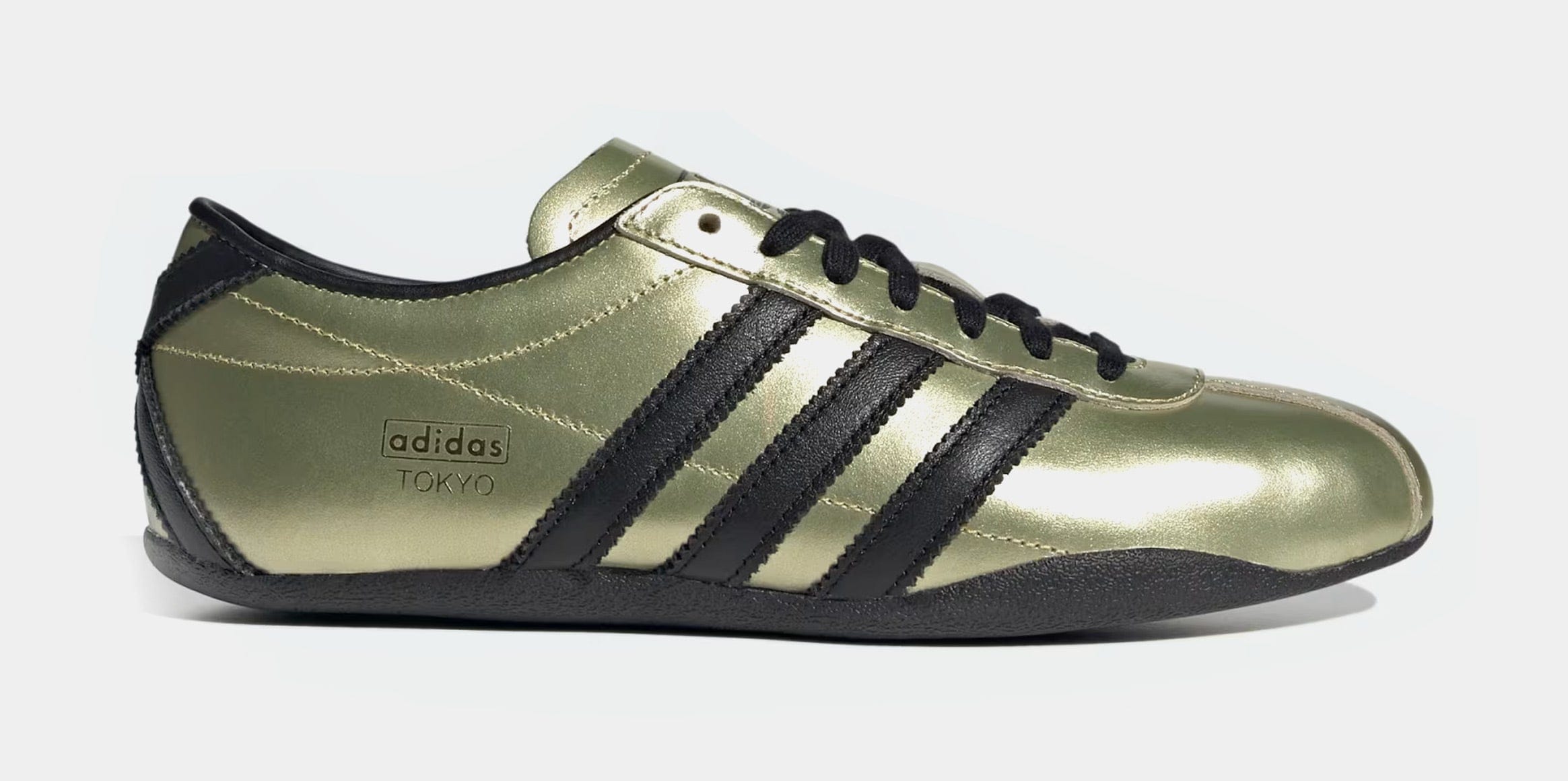 adidas Tokyo Womens Lifestyle Shoes (Gold Metallic/Core Black/Gold Metallic)