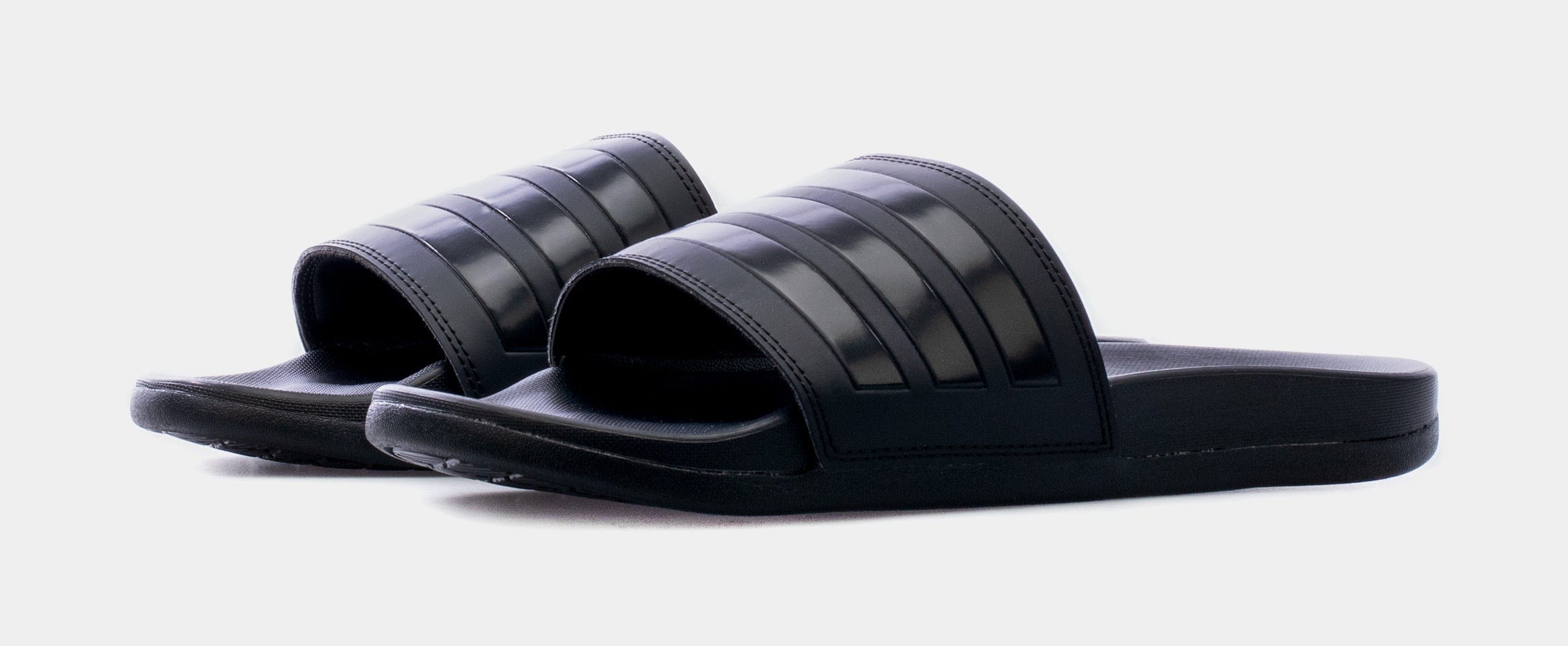 adidas Adilette Comfort Slides Mens Sandals (Black)