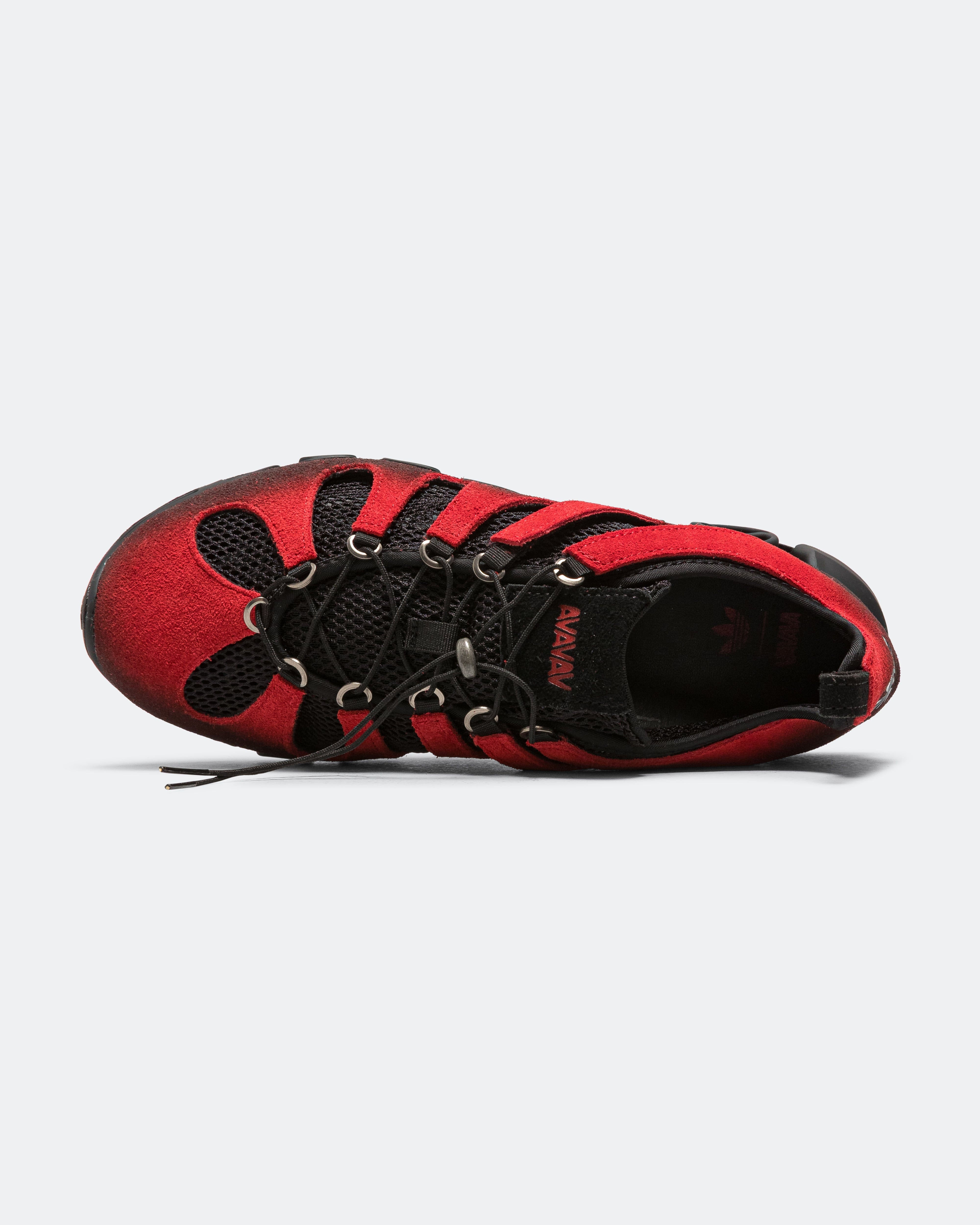 adidas Womens Megaride Cutout Canvas x AVAVAV - Core Black/Power Red