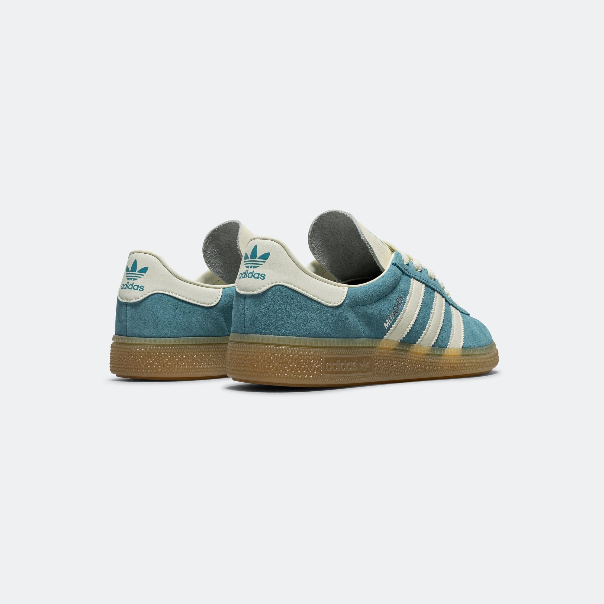 adidas Womens Muenchen - Preloved Blue/Off White - Silver Metallic