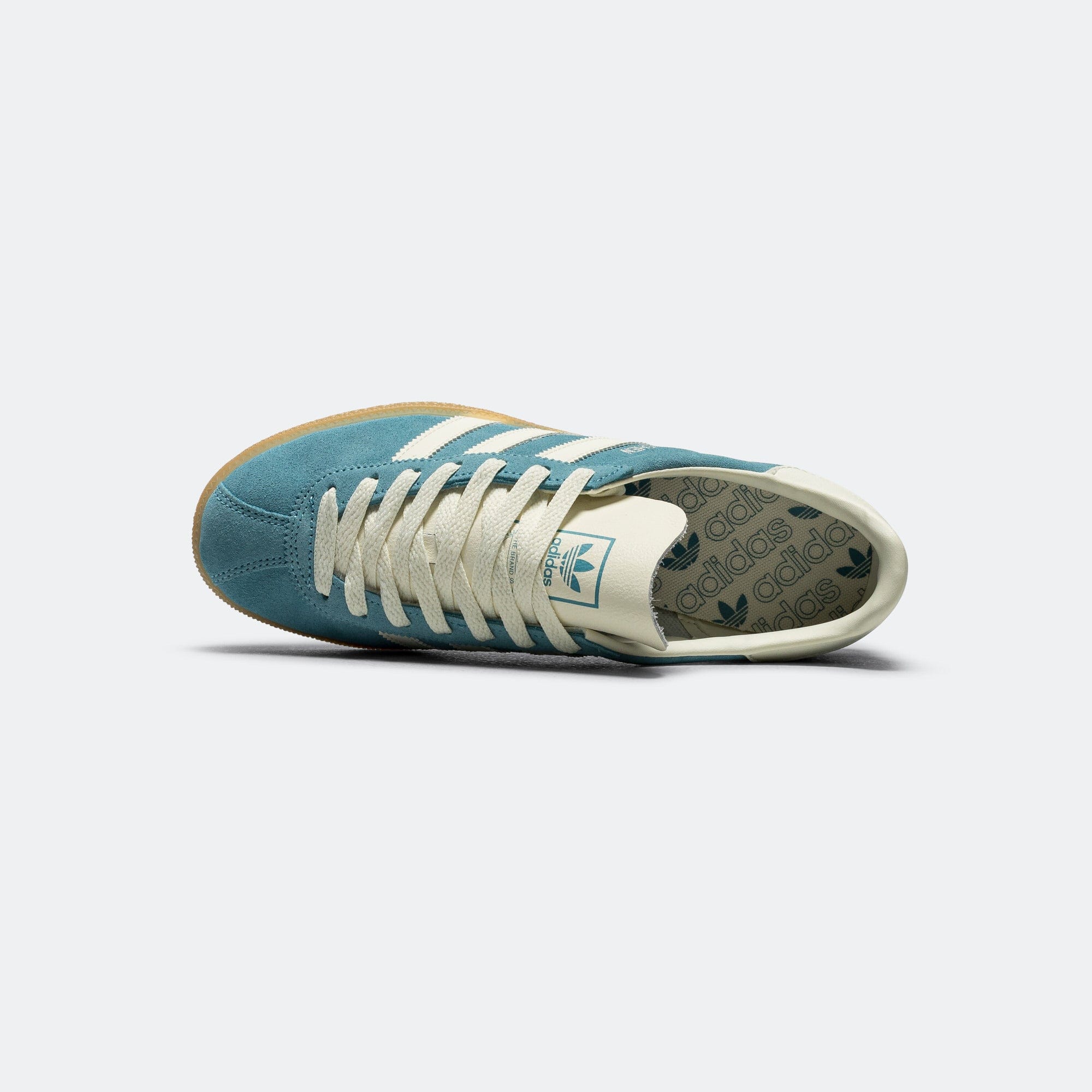 adidas Womens Muenchen - Preloved Blue/Off White - Silver Metallic