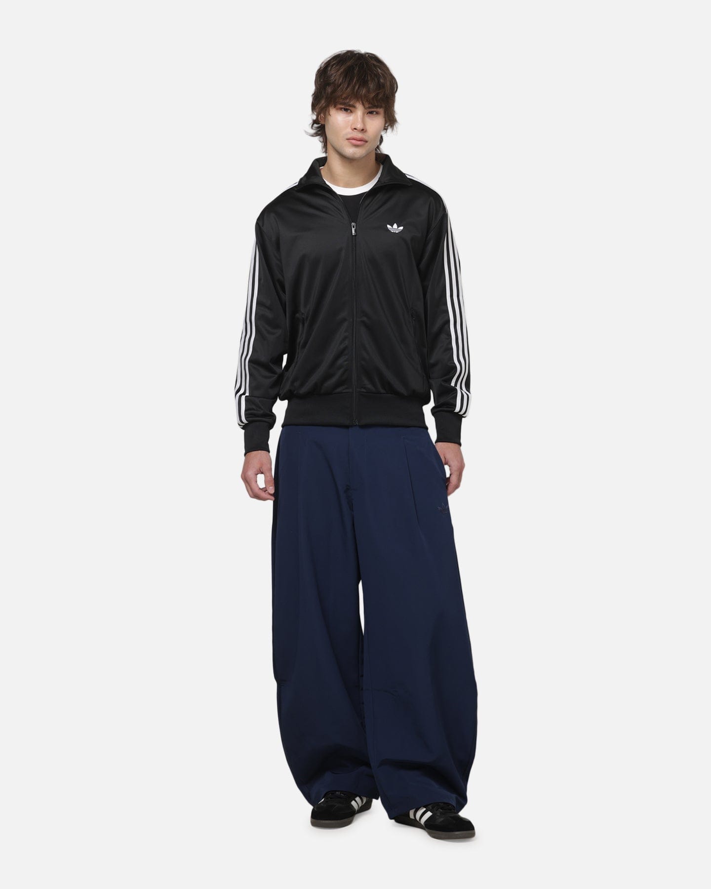 adidas Firebird Track Top Black/White