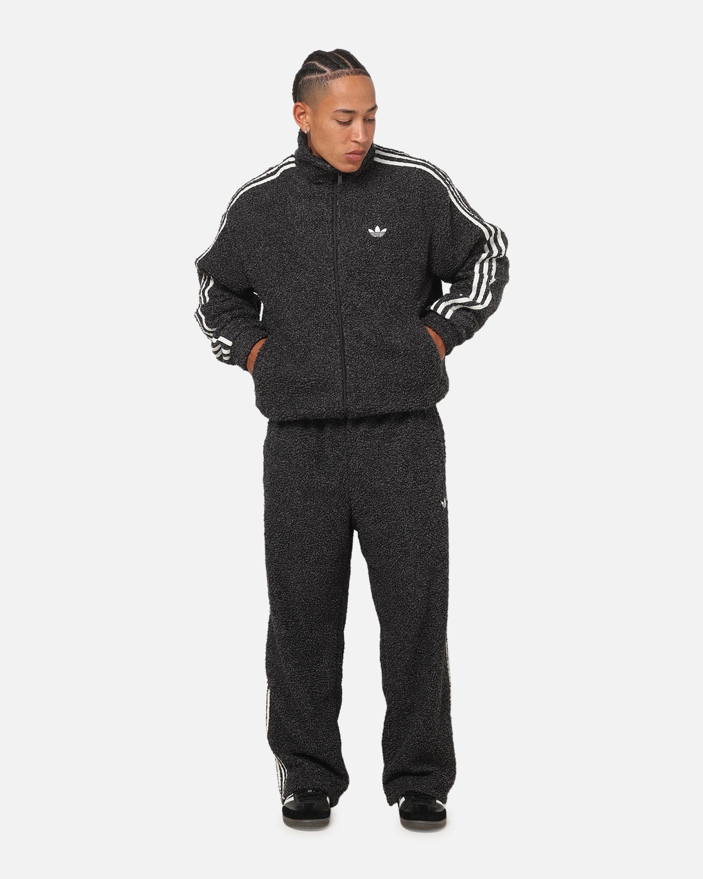 adidas Boucle Firebird Track Top Black