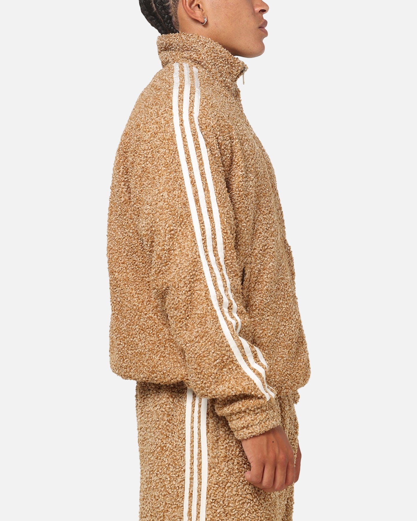 adidas Boucle Firebird Track Top Cardboard