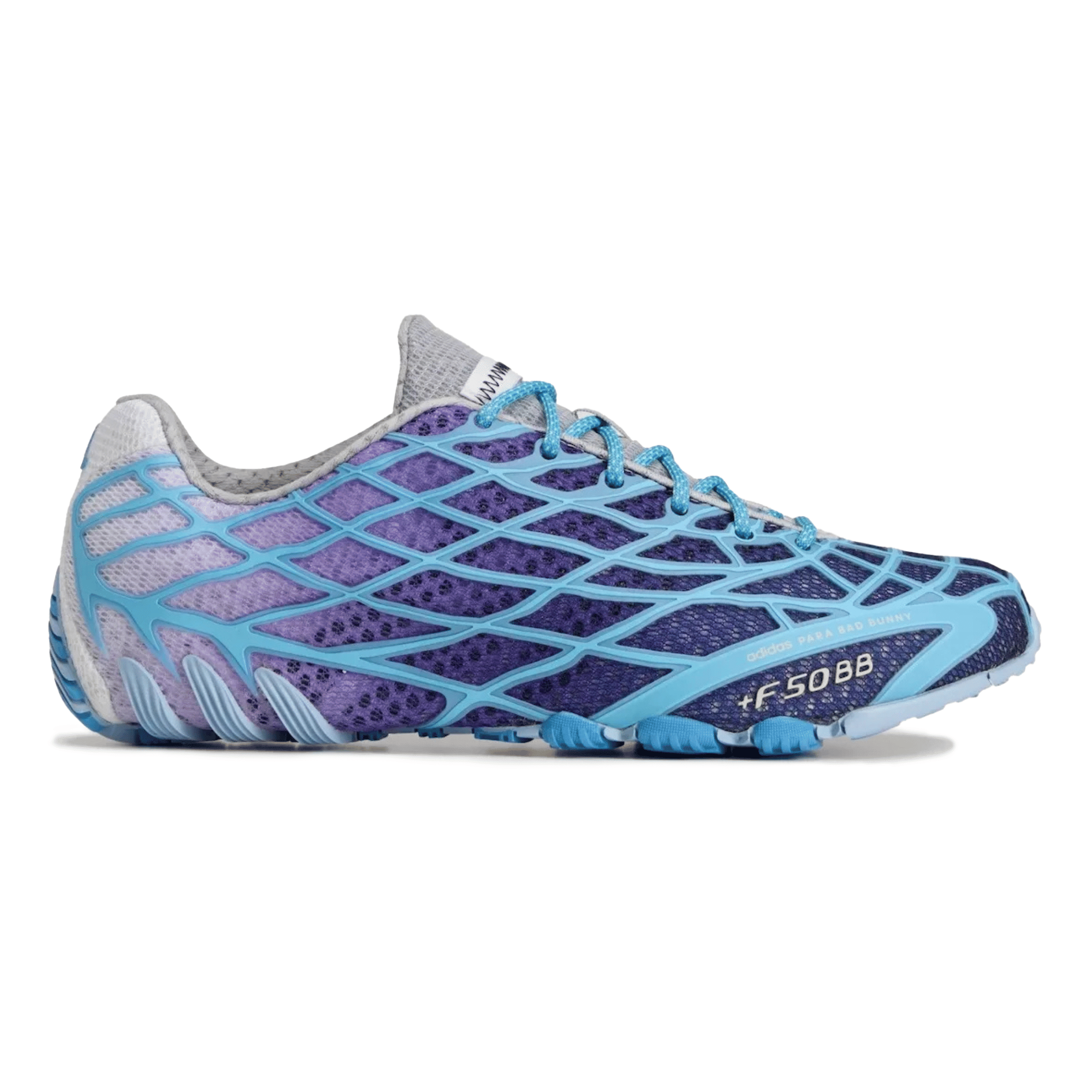 adidas x Bad Bunny Men's F50 Ghost Sprint Dark Marine/Grey/Sky Blue