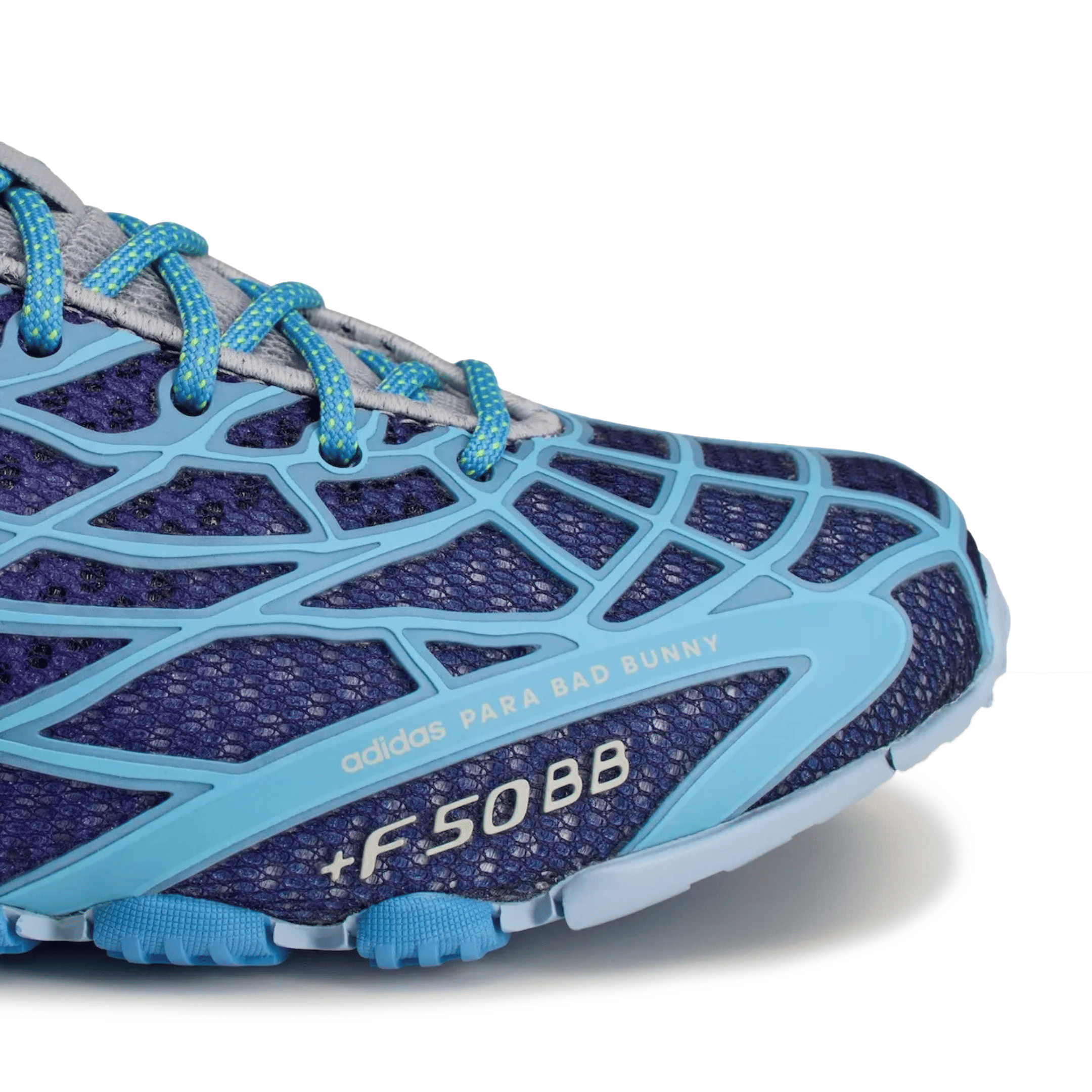 adidas x Bad Bunny Men's F50 Ghost Sprint Dark Marine/Grey/Sky Blue