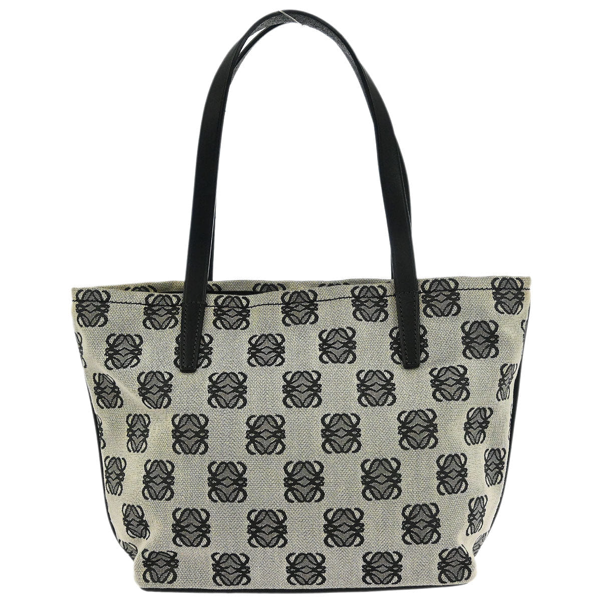 Loewe * Black Canvas Tote Handbag