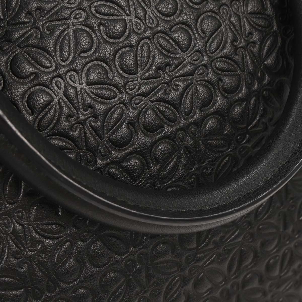 Loewe Black Leather Repeat Anagram Amazona 75 2way Shoulder Handbag