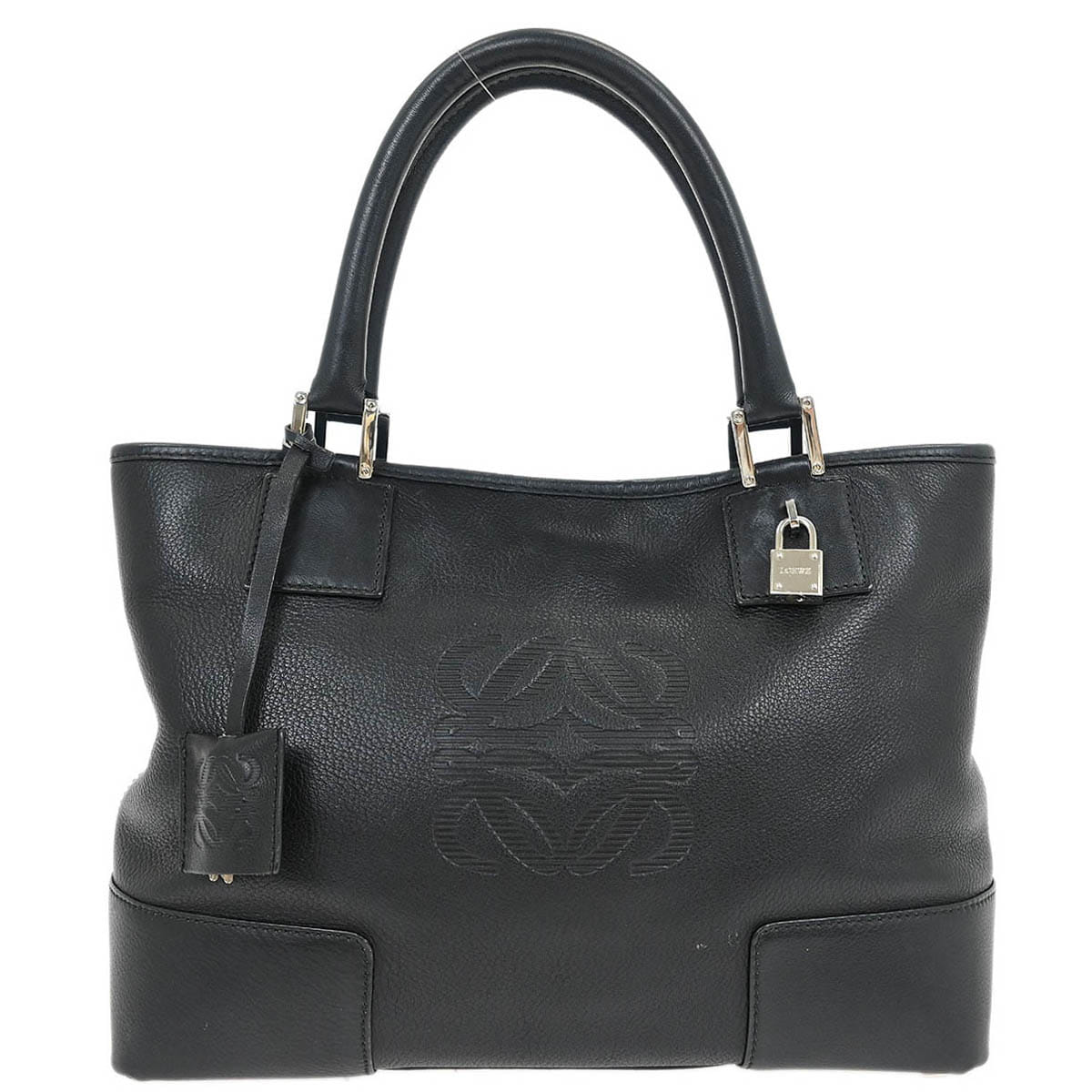Loewe Black Fusta 30 Tote Bag