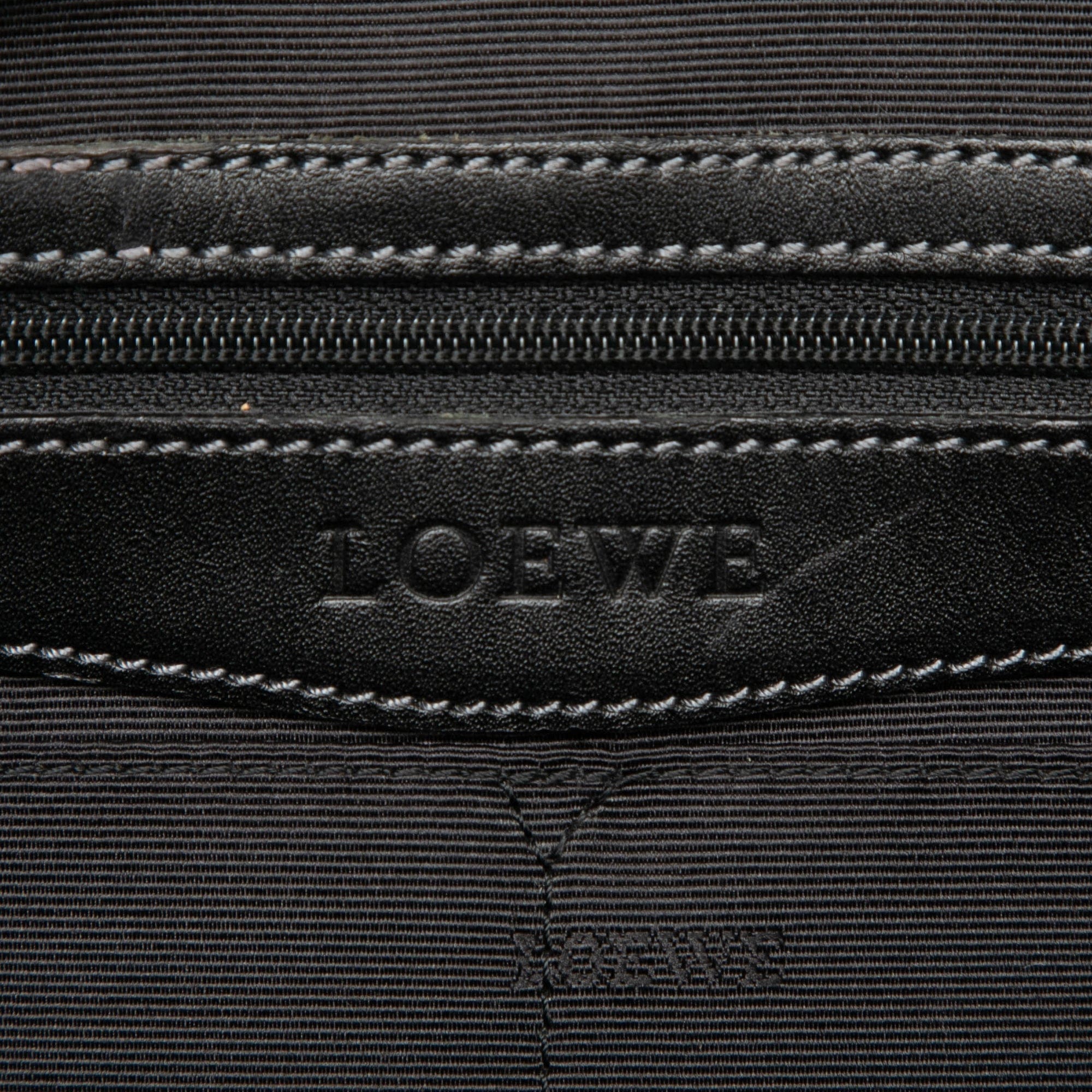 Loewe Embossed Leather Senda Handbag