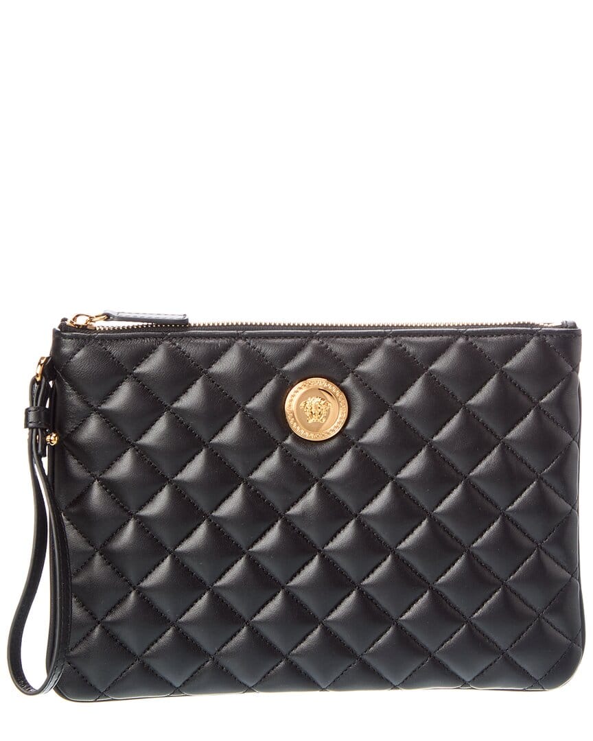 Versace Quilted Leather Pouch