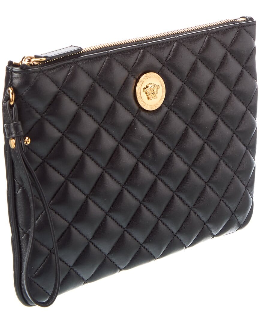 Versace Quilted Leather Pouch