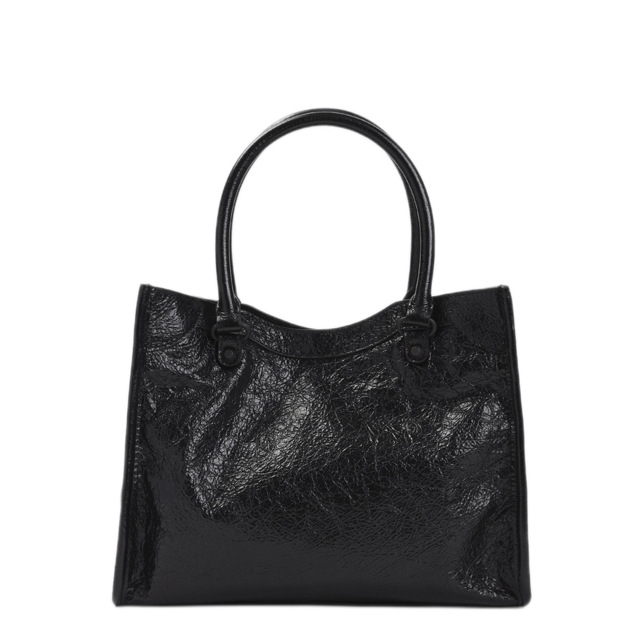 Balenciaga Le City Mini Leather Tote - Black