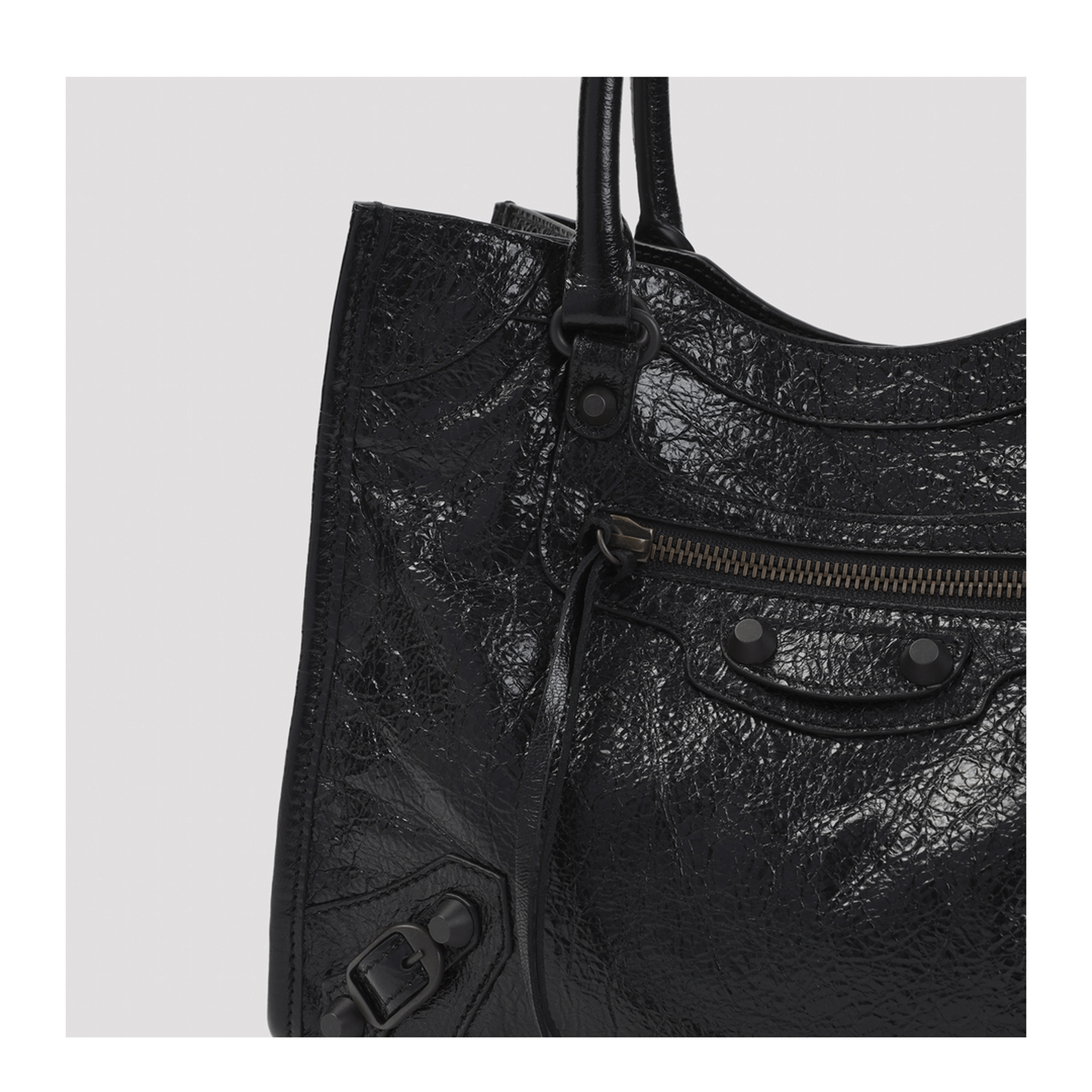 Balenciaga Le City Mini Leather Tote - Black