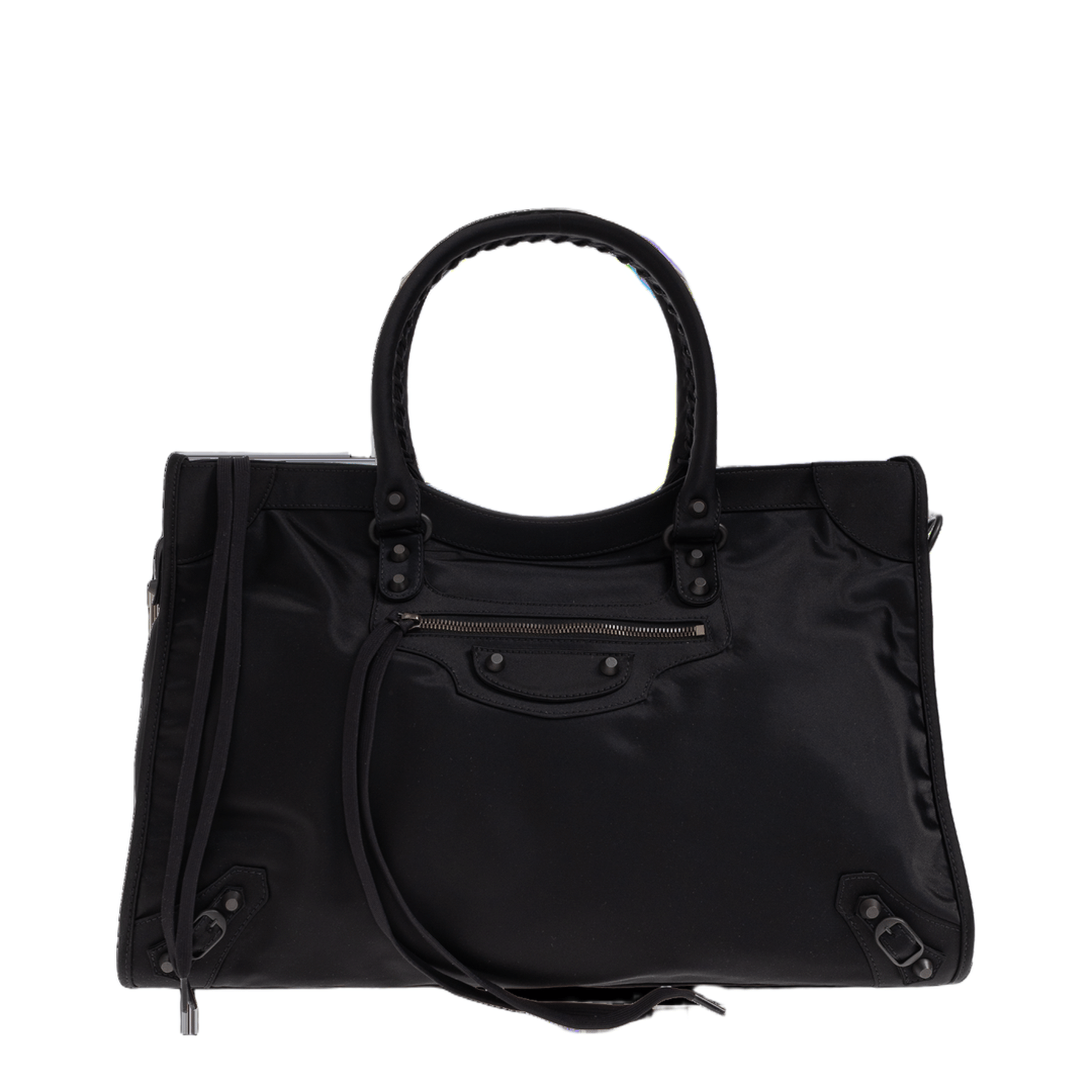 Balenciaga Le City Large Nylon & Polyester Tote - Black