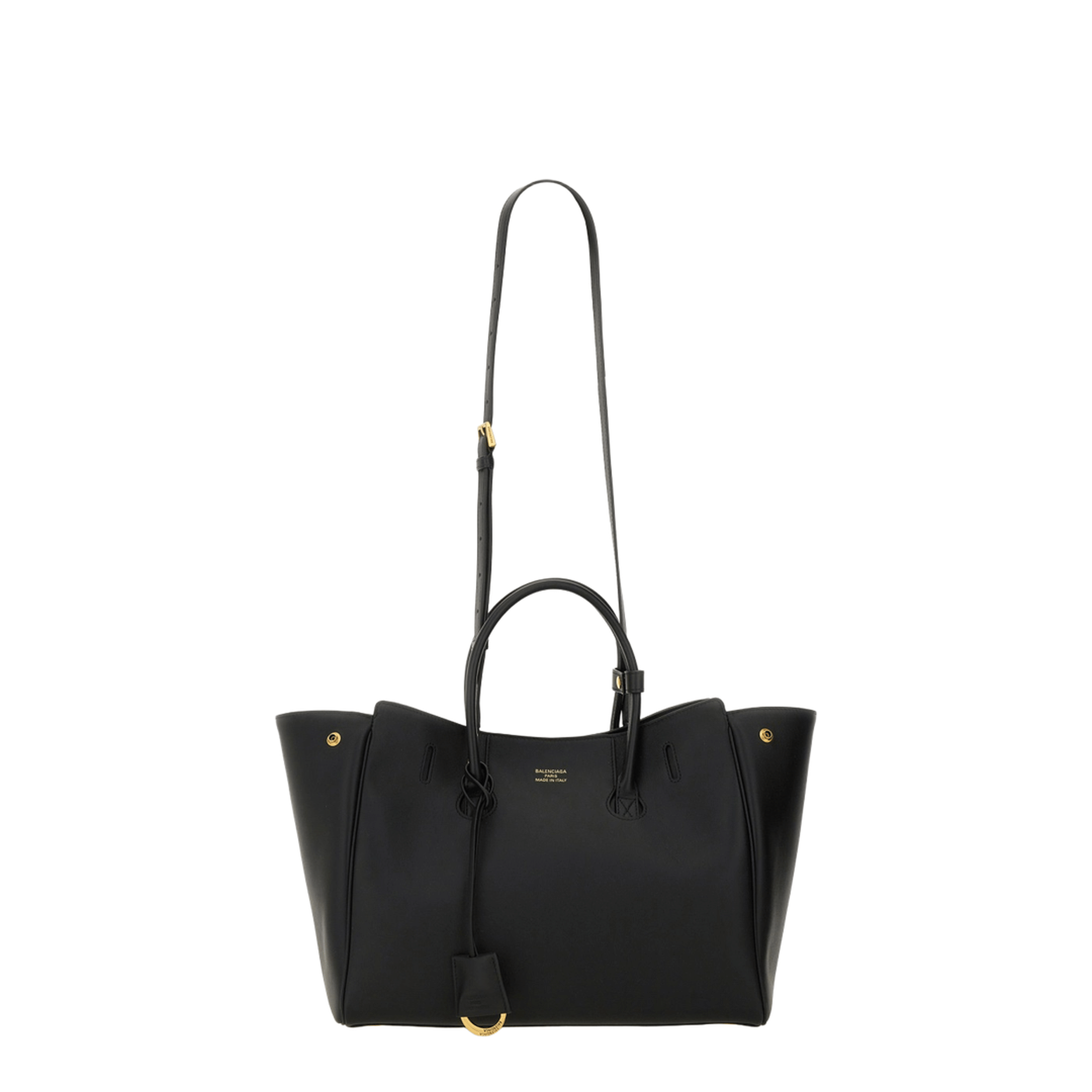 Balenciaga Carry All Hampton Small Calf Leather Tote - Black