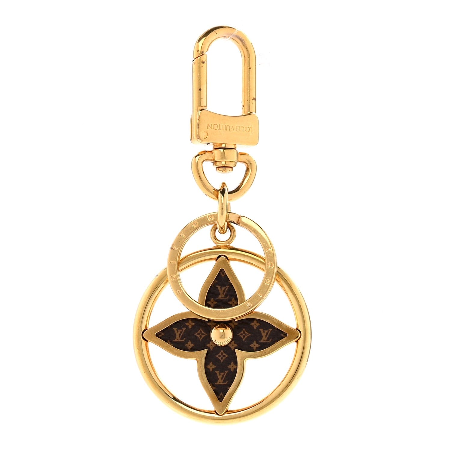 Louis Vuitton Monogram Puzzle Flower Bag Charm Key Holder