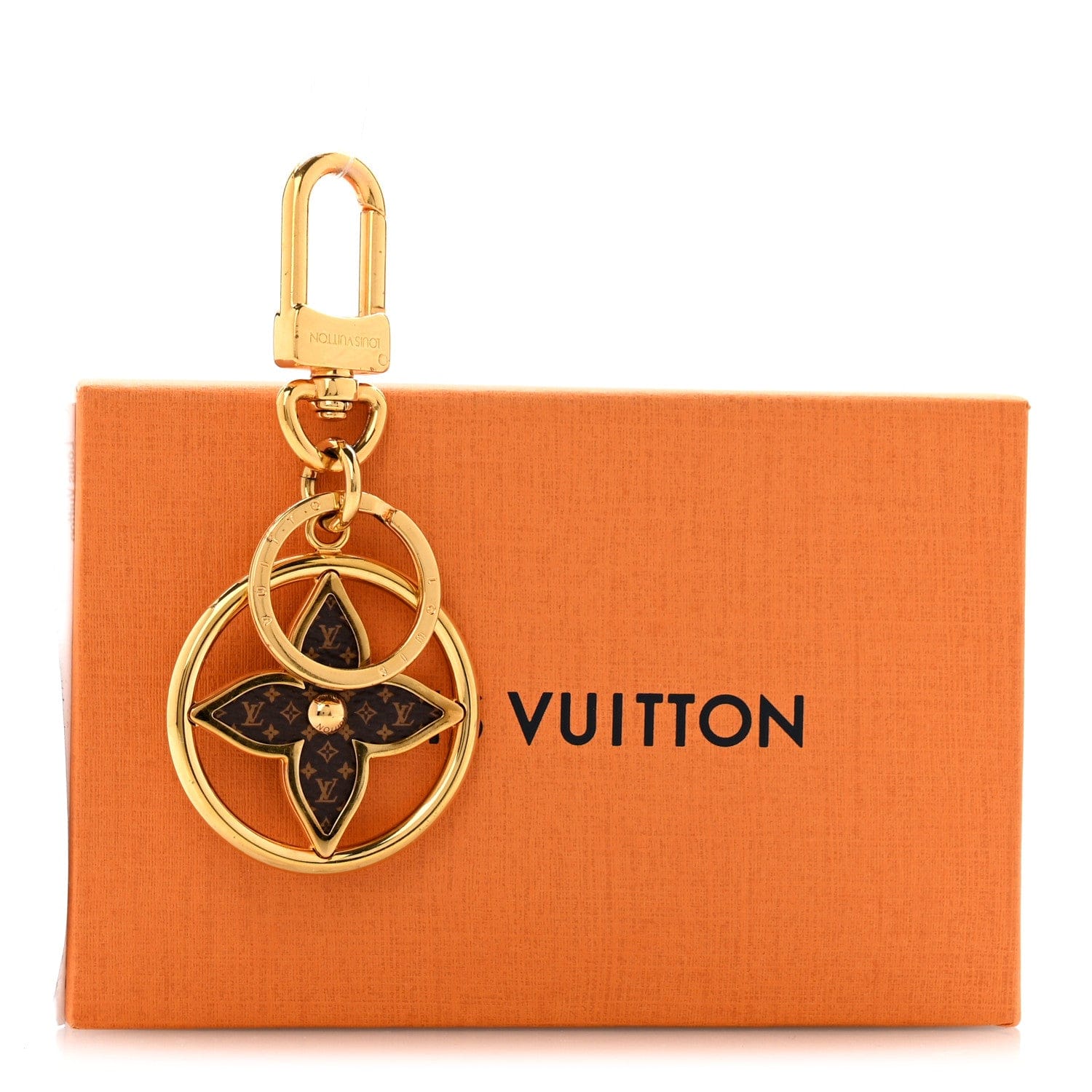 Louis Vuitton Monogram Puzzle Flower Bag Charm Key Holder