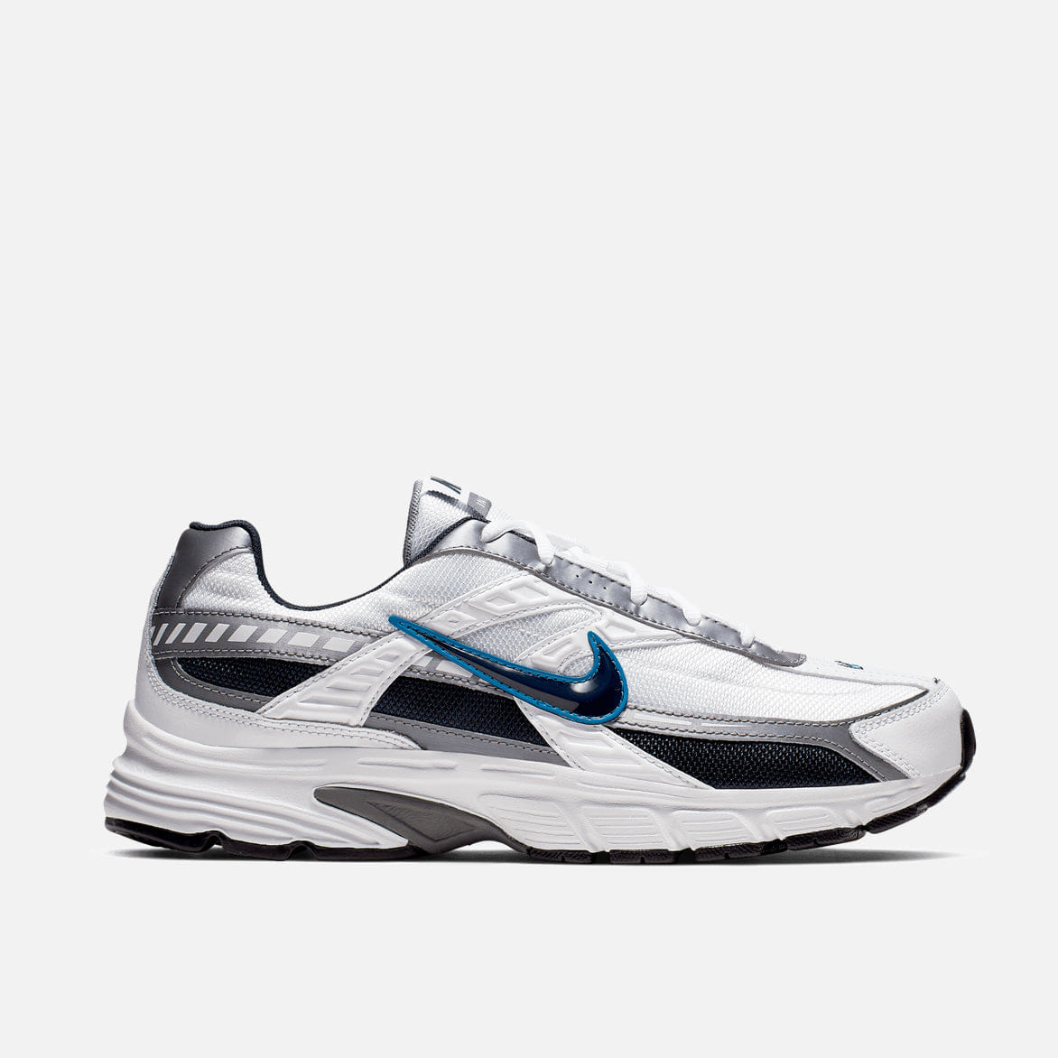 Nike INITIATOR - WHITE / OBSIDIAN / METALLIC COOL GREY