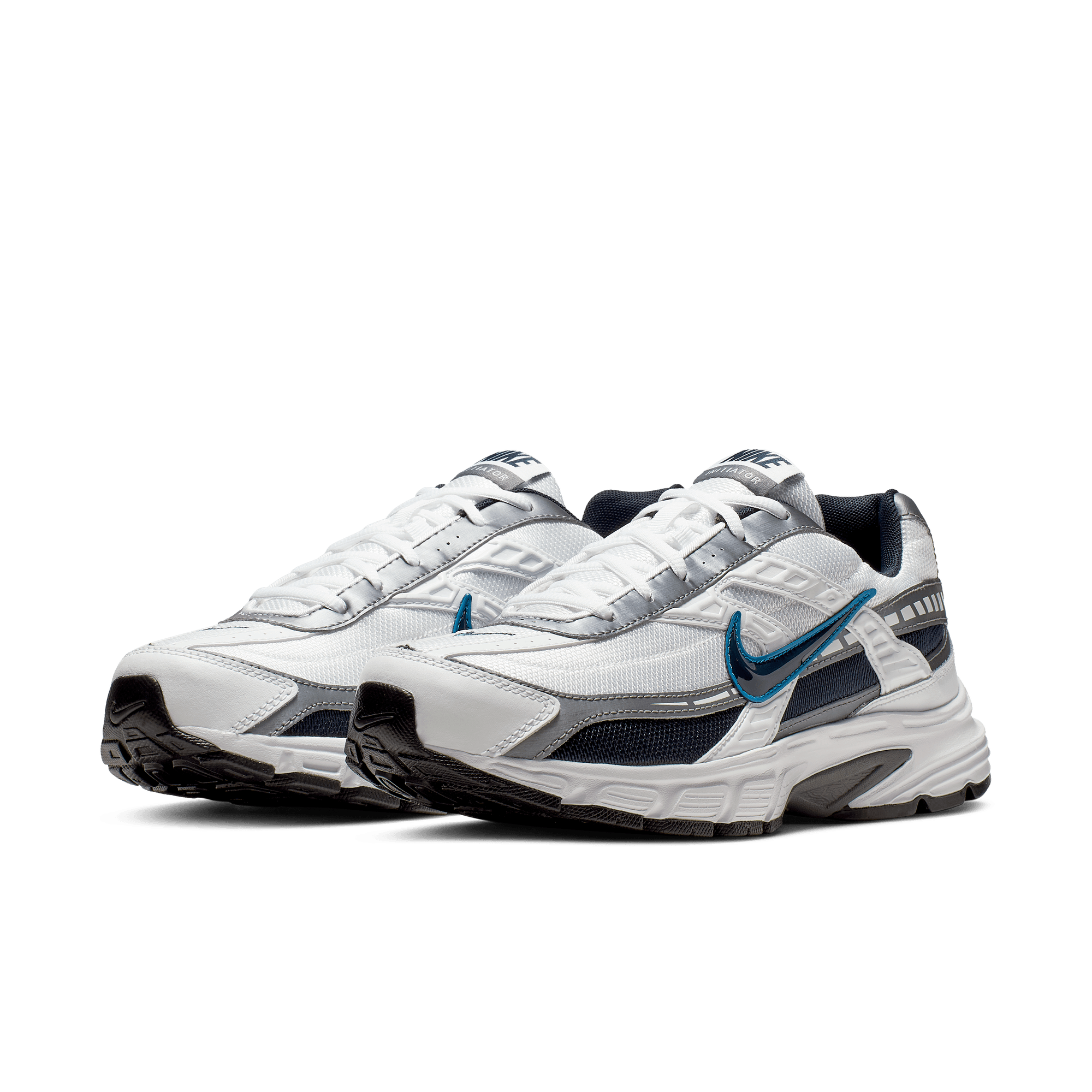 Nike INITIATOR - WHITE / OBSIDIAN / METALLIC COOL GREY