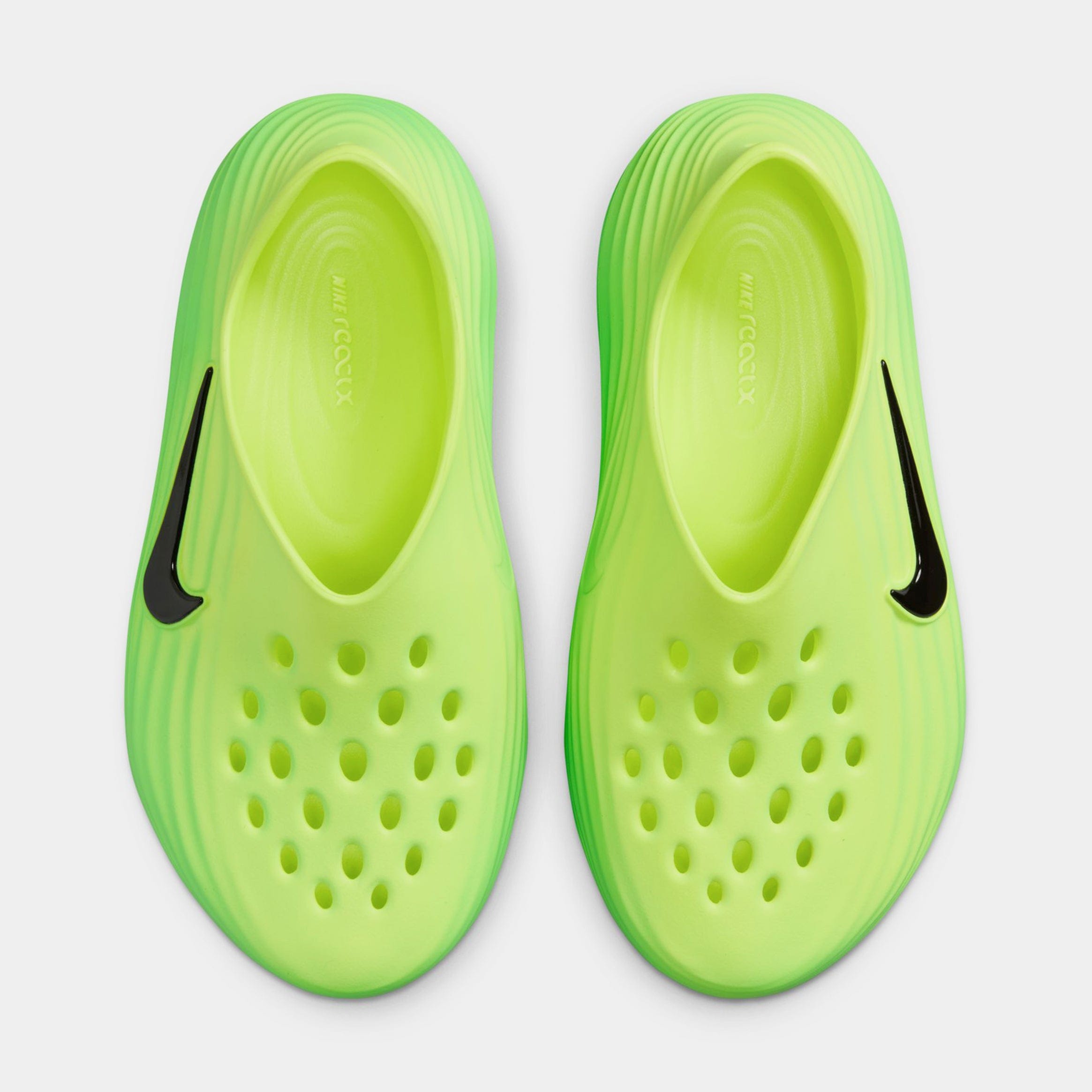 Nike ReactX Rejuven8 Grade School Sandals (Green Strike/Black/Volt)