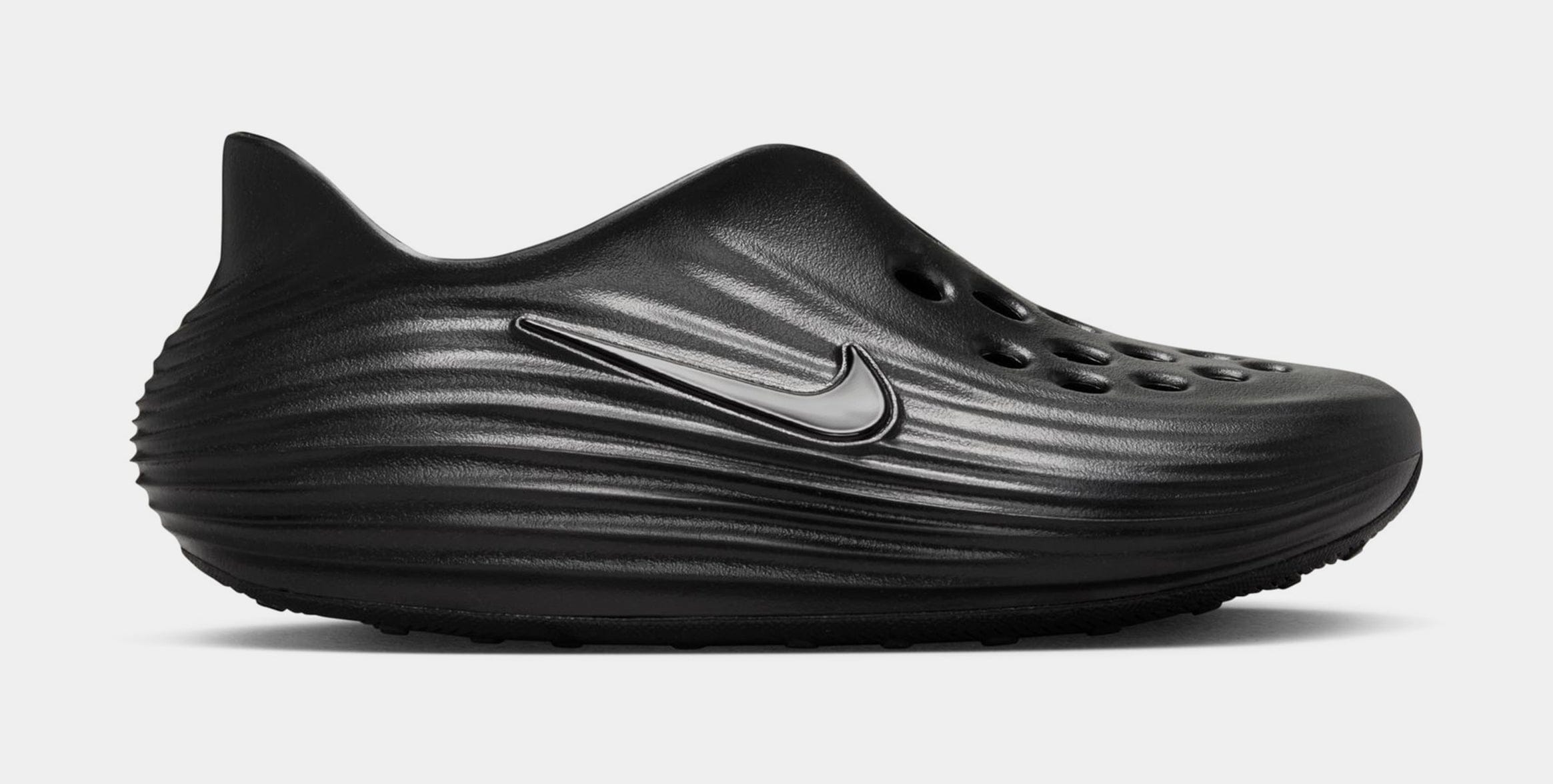 Nike ReactX Rejuven8 Grade School Sandals (Black/Black/Black)